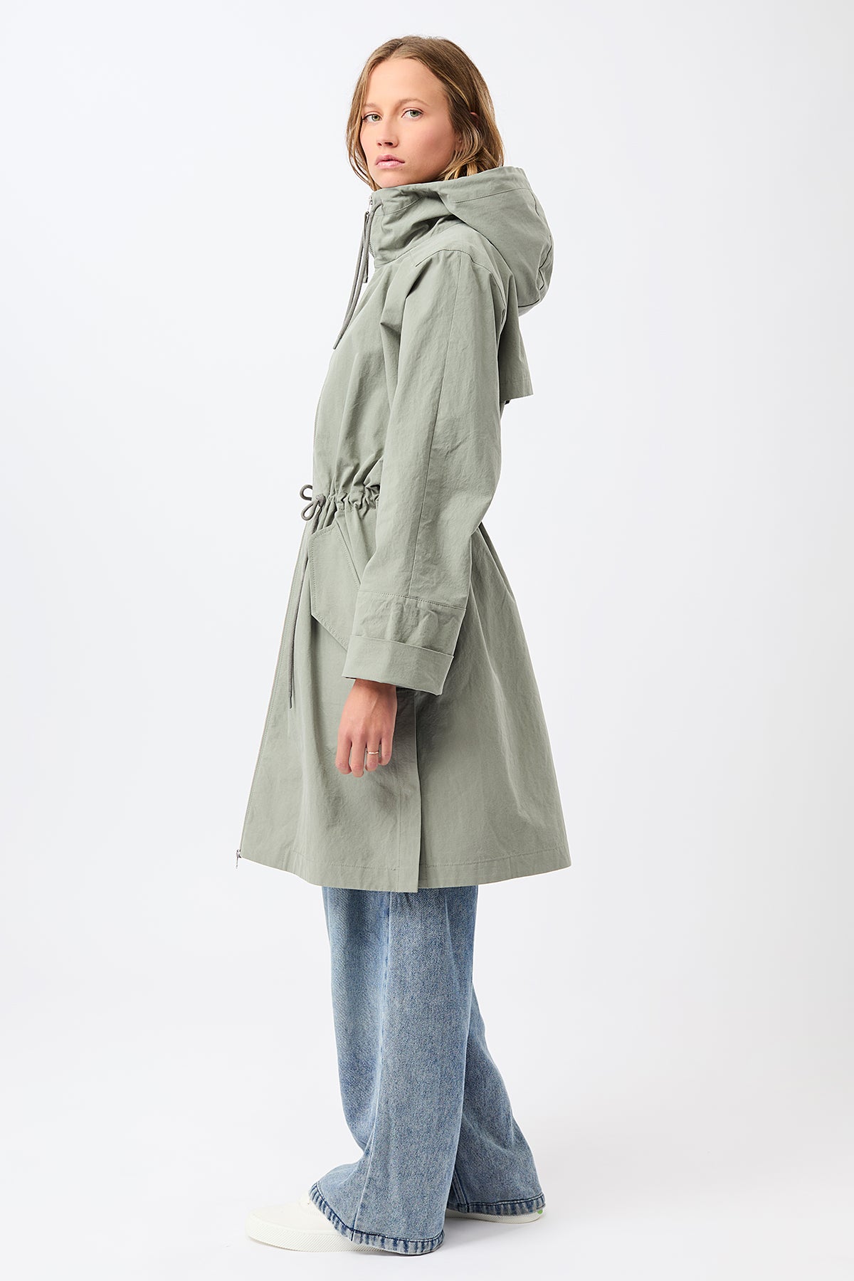 langerchen-shadow-langer-parka-mit-druckkn-pfen-und-rmelaufschlag image 2