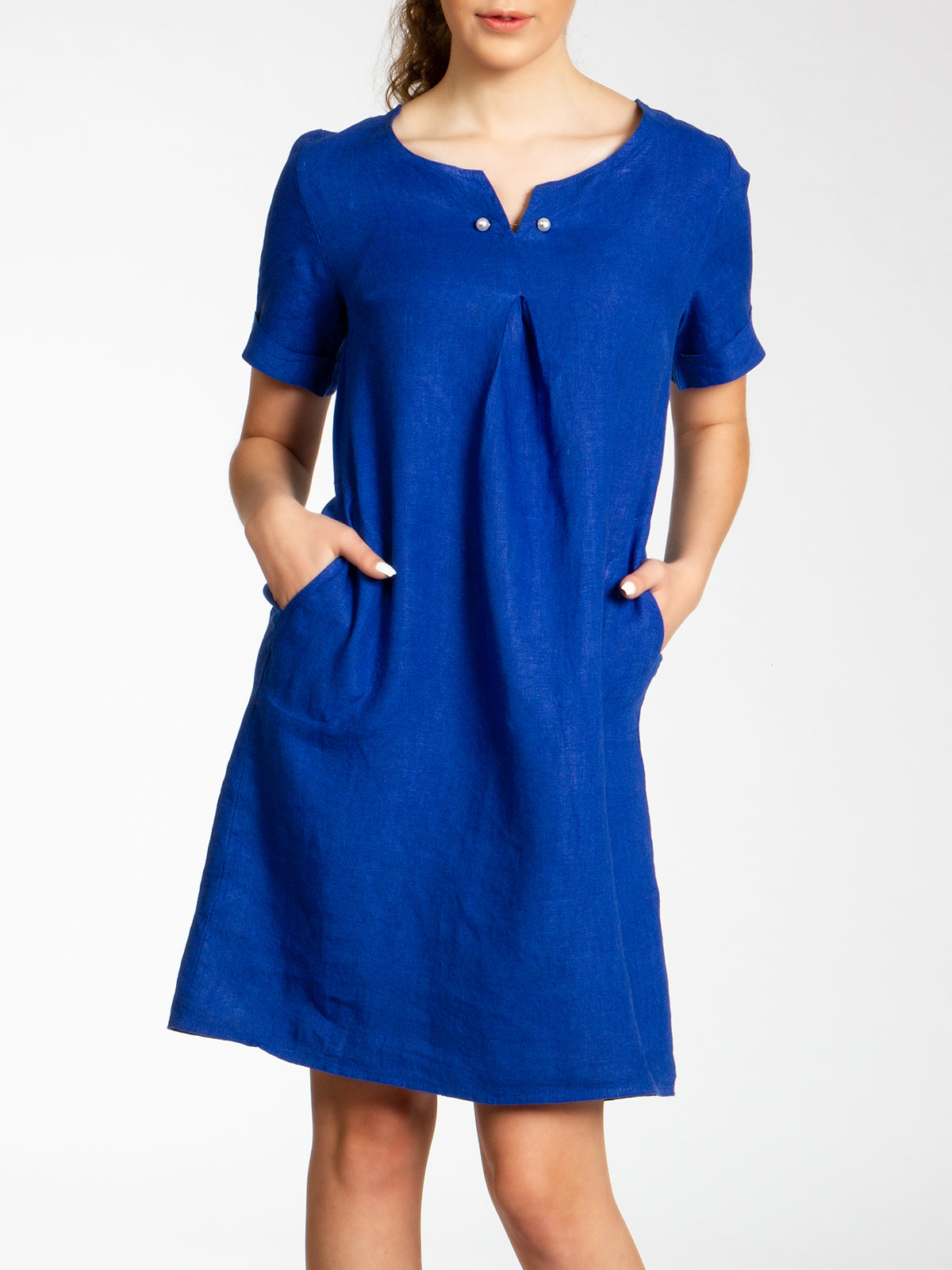 caspar-leinenkleid-no-029-damen-sommerkleid-aus-100-leinen image 4