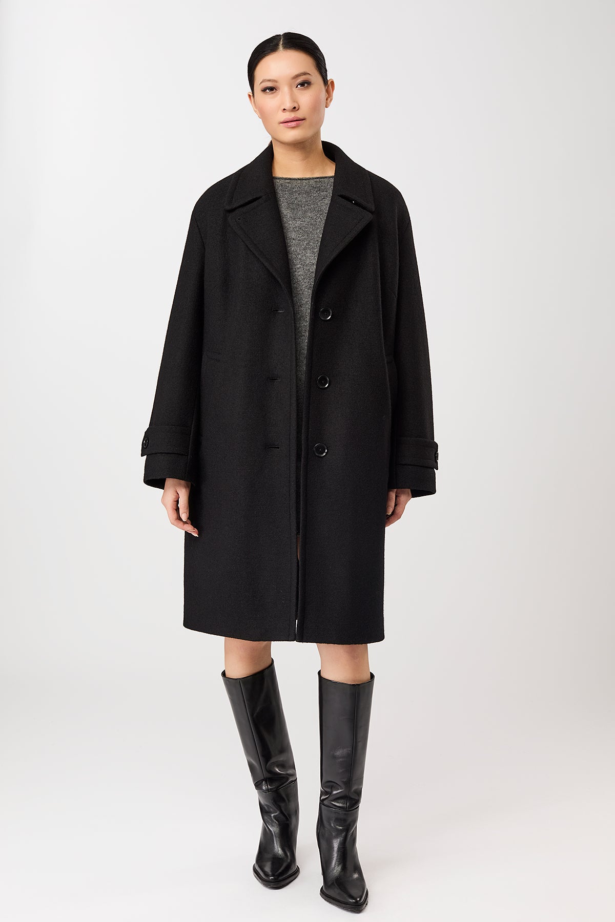langerchen-kurzer-mantel-mit-revers-black image 6