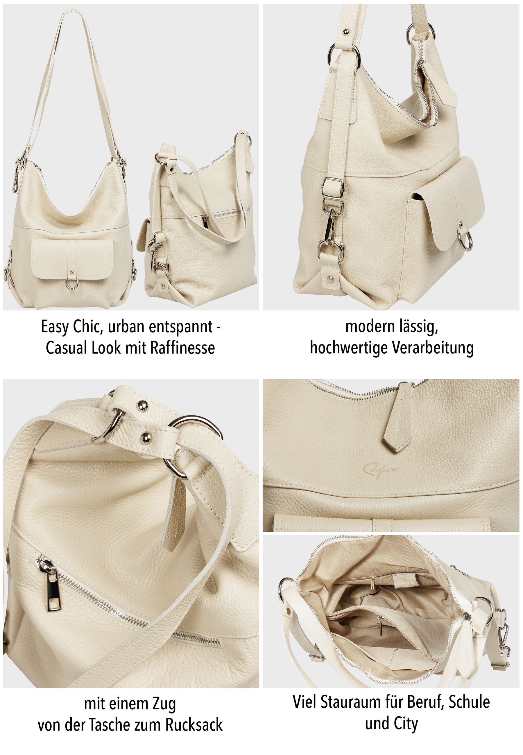 caspar-2in1-bag-no-853-rucksackhandtasche-rindsleder-schultertasche-rucksack image 5