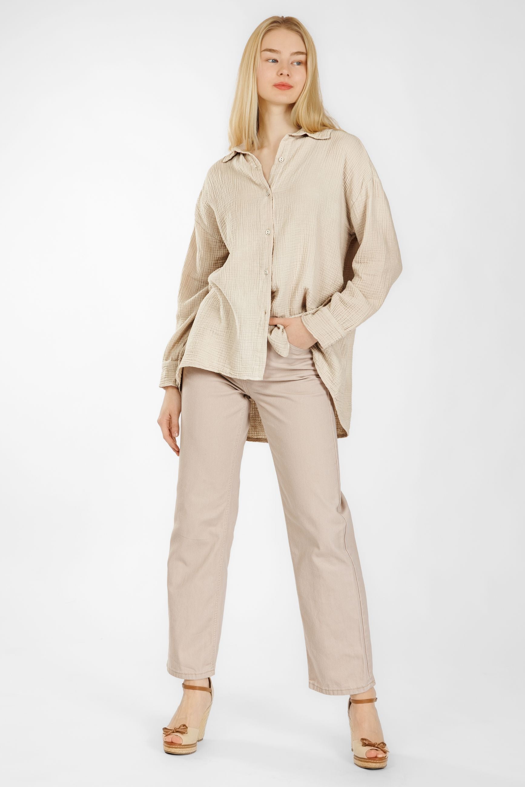 caspar-musselin-bluse-no-028-damen-langarm-aus-baumwolle image 3