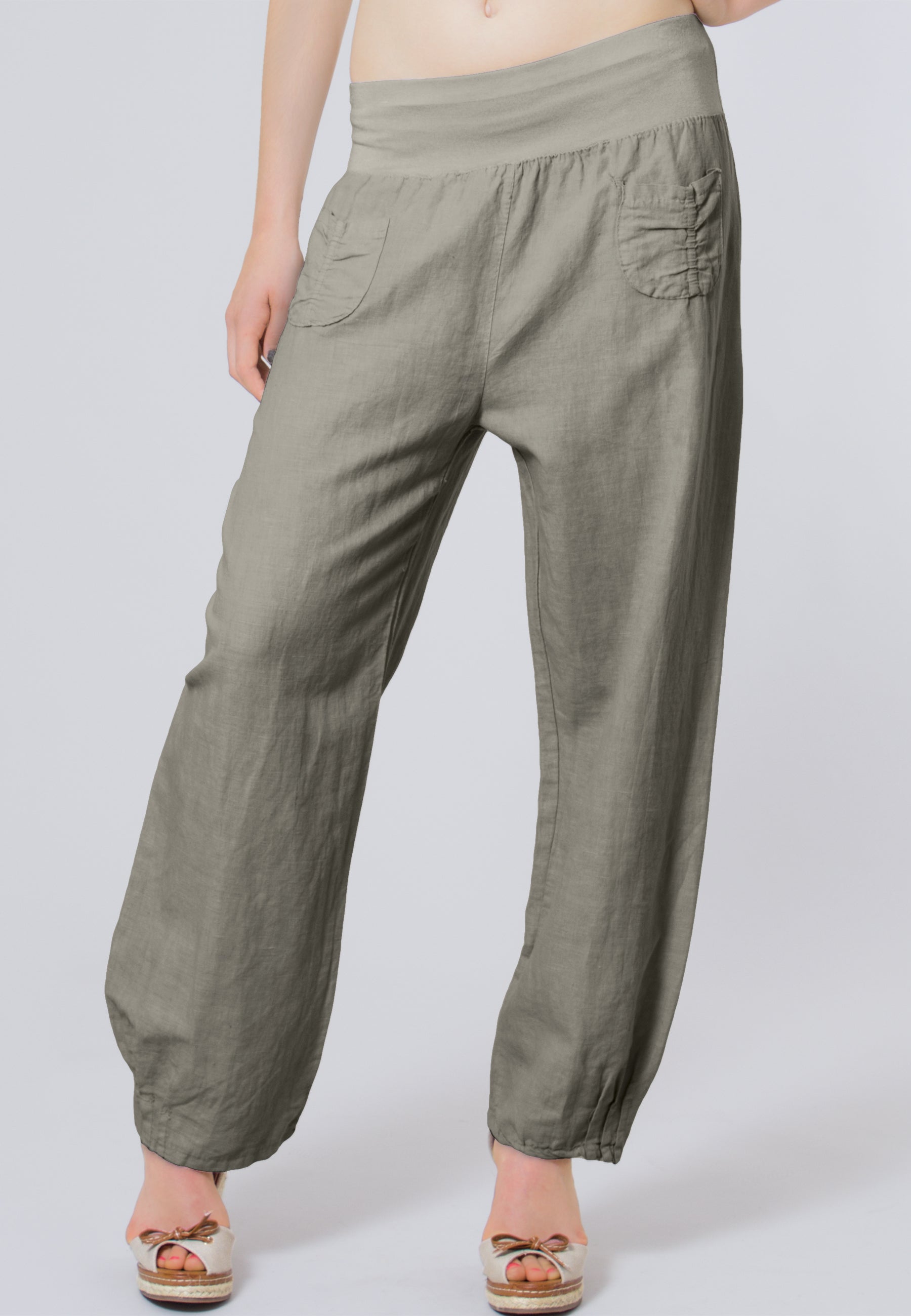 caspar-leinenhose-no-006-damen-sommerhose-aus-100-leinen image 3