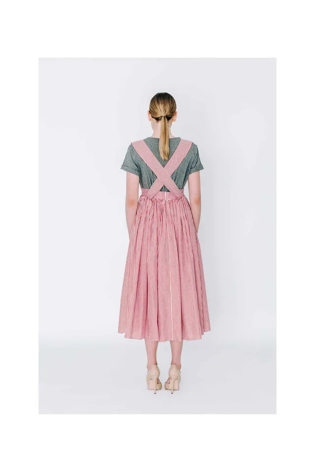 bolot-rock-marlene-candy-stripes-rot-wei-mit-tr-gern-und-2-rei-verschl-ssen image 1