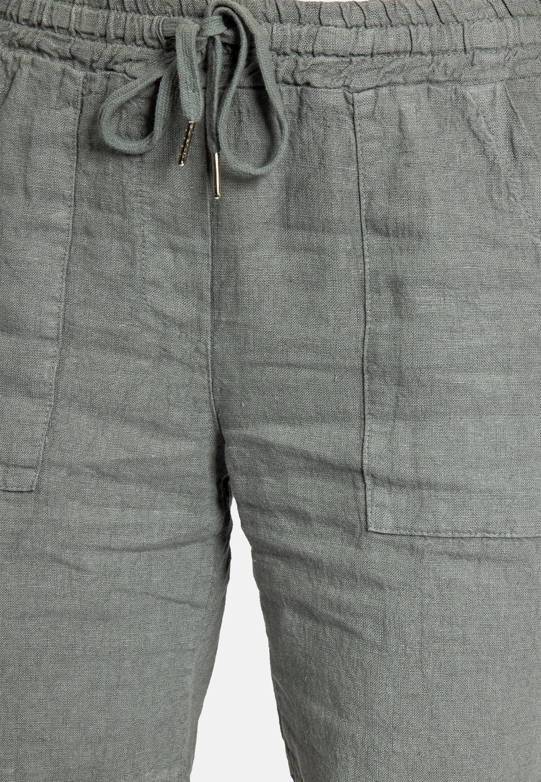 caspar-leinenshorts-no-010-knielange-damen-relax-fit-shorts image 4