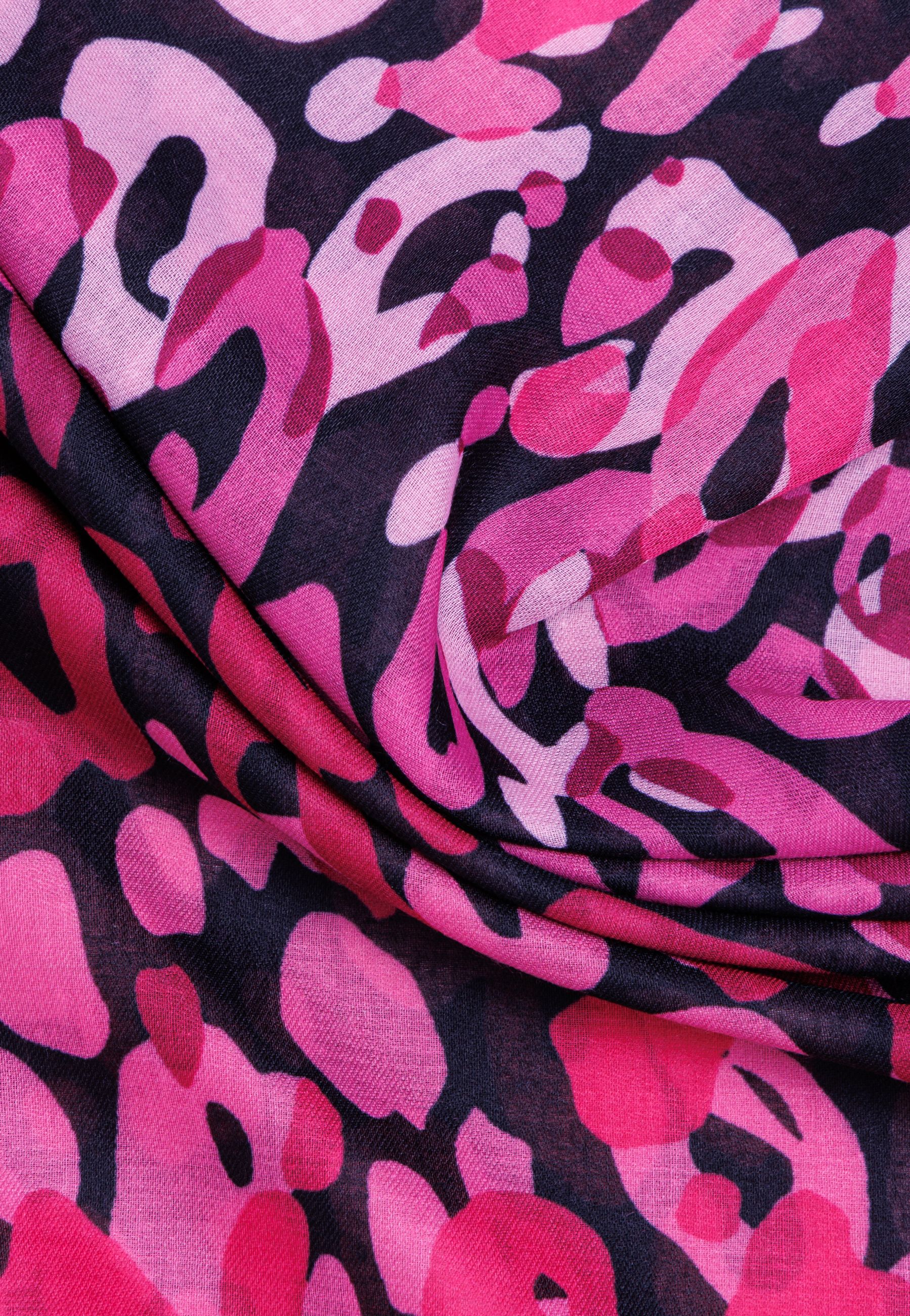 caspar-loop-no-551-damen-loop-schal-animal-print-170-x-70-cm image 6