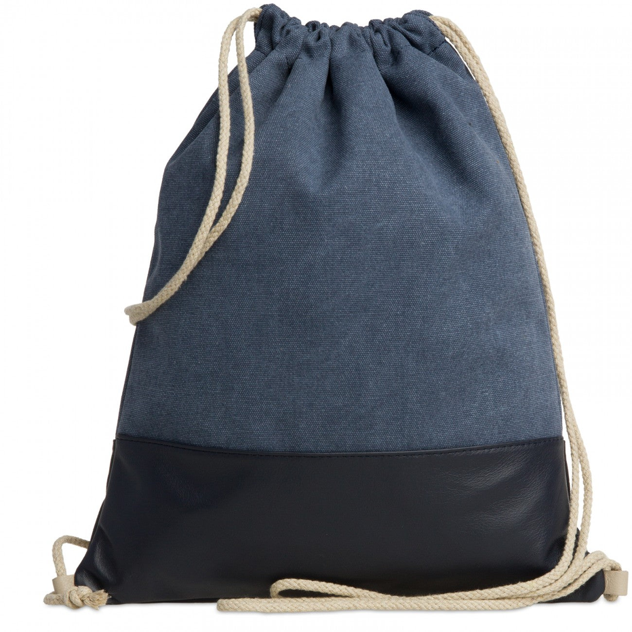 caspar-gym-bag-no-714-retro-turnbeutel-aus-canvas-und-nappa-leder image 1
