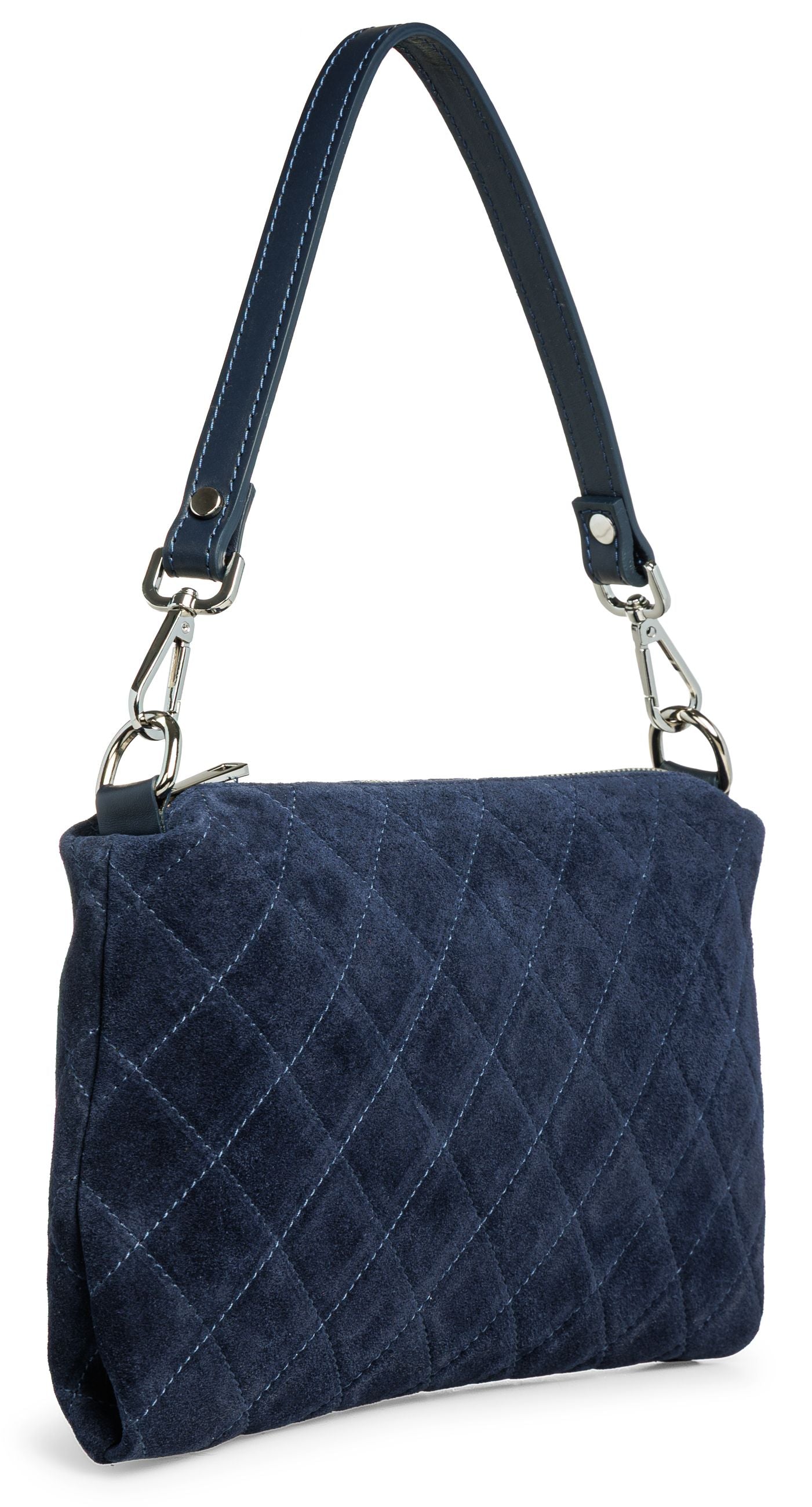 caspar-premium-line-no-856-wildleder-handtasche-clutch-umh-ngetasche-made-in-ita image 8