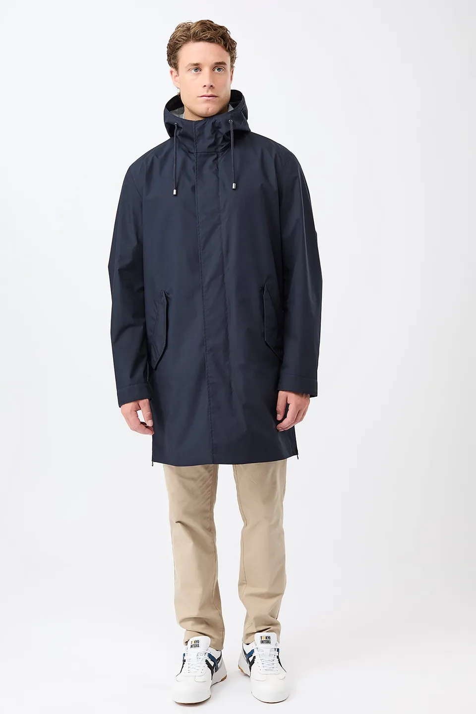 langerchen-regenparka-mit-seitlichen-rei-verschl-ssen-am-saum-navy image 1