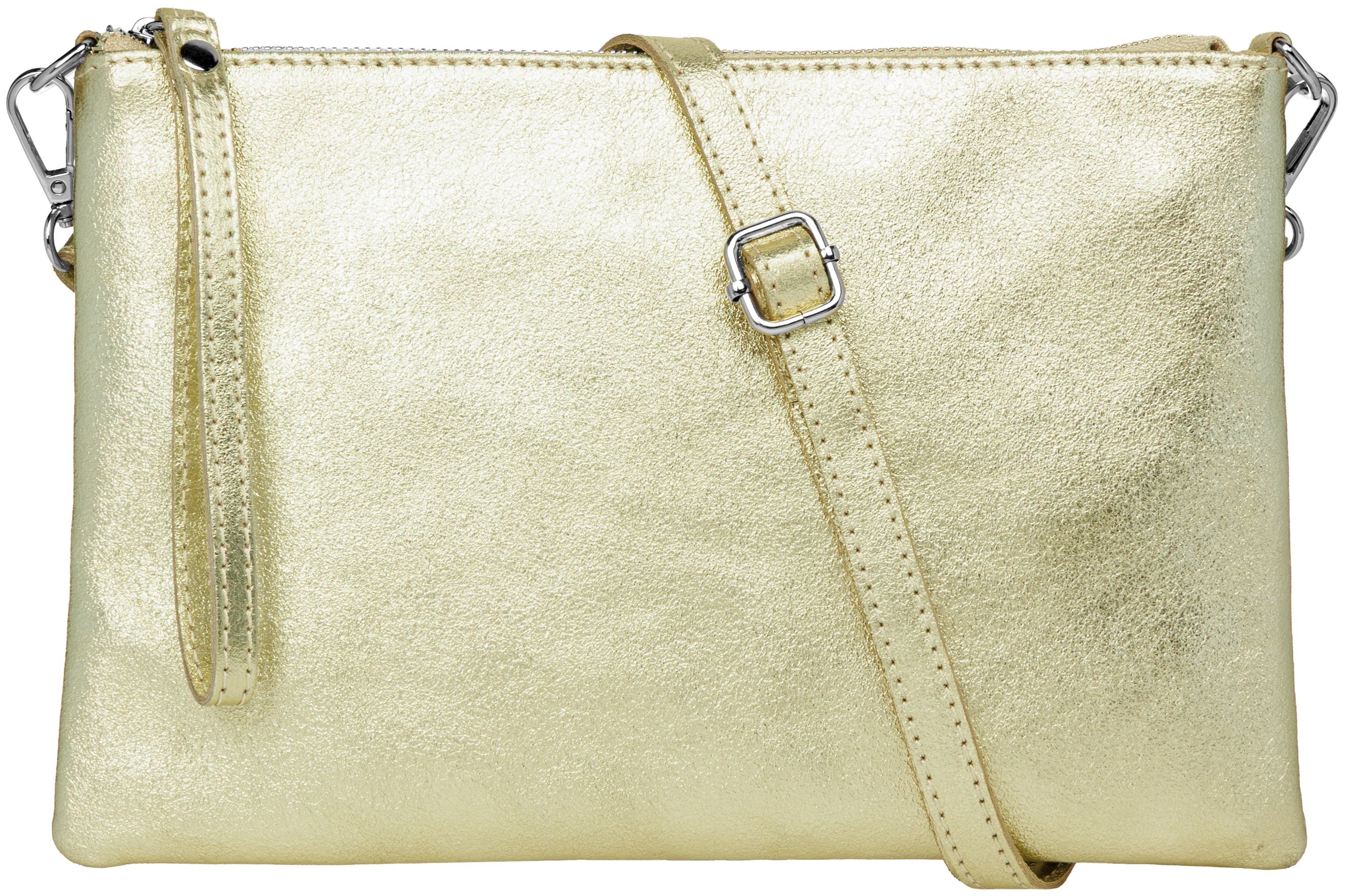 caspar-clutch-no-843-abendtasche-echtleder-metallic image 1