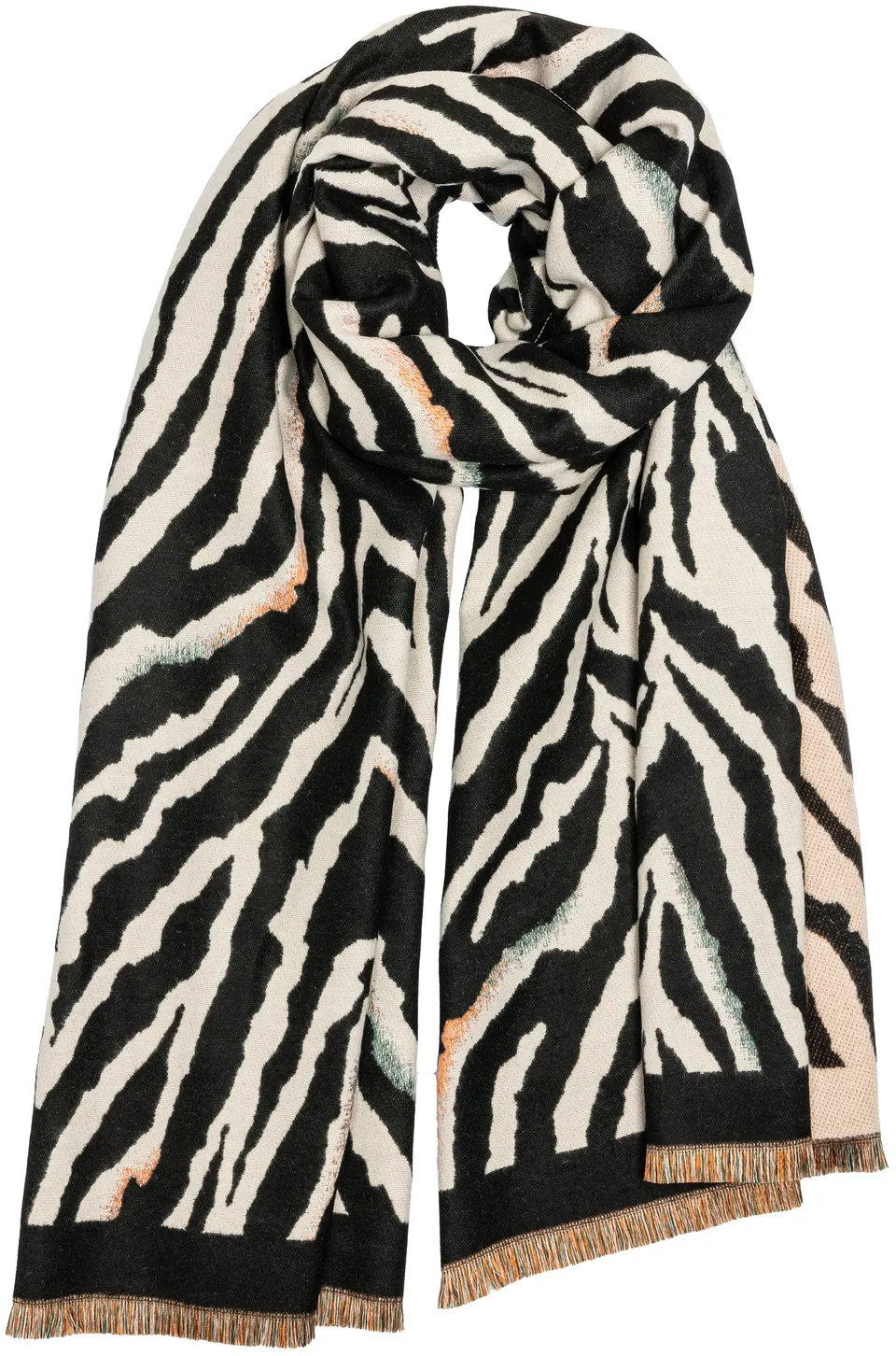 caspar-schal-no-523-damen-xxl-schal-200x65-cm-mit-tiger-muster image 1