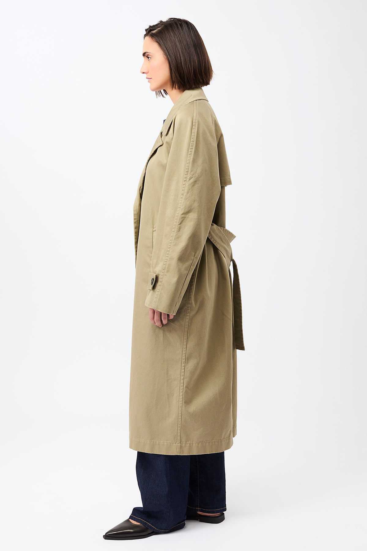 langerchen-breeze-klassischer-trenchcoat-aus-bio-baumwolle-langer-mantel image 6