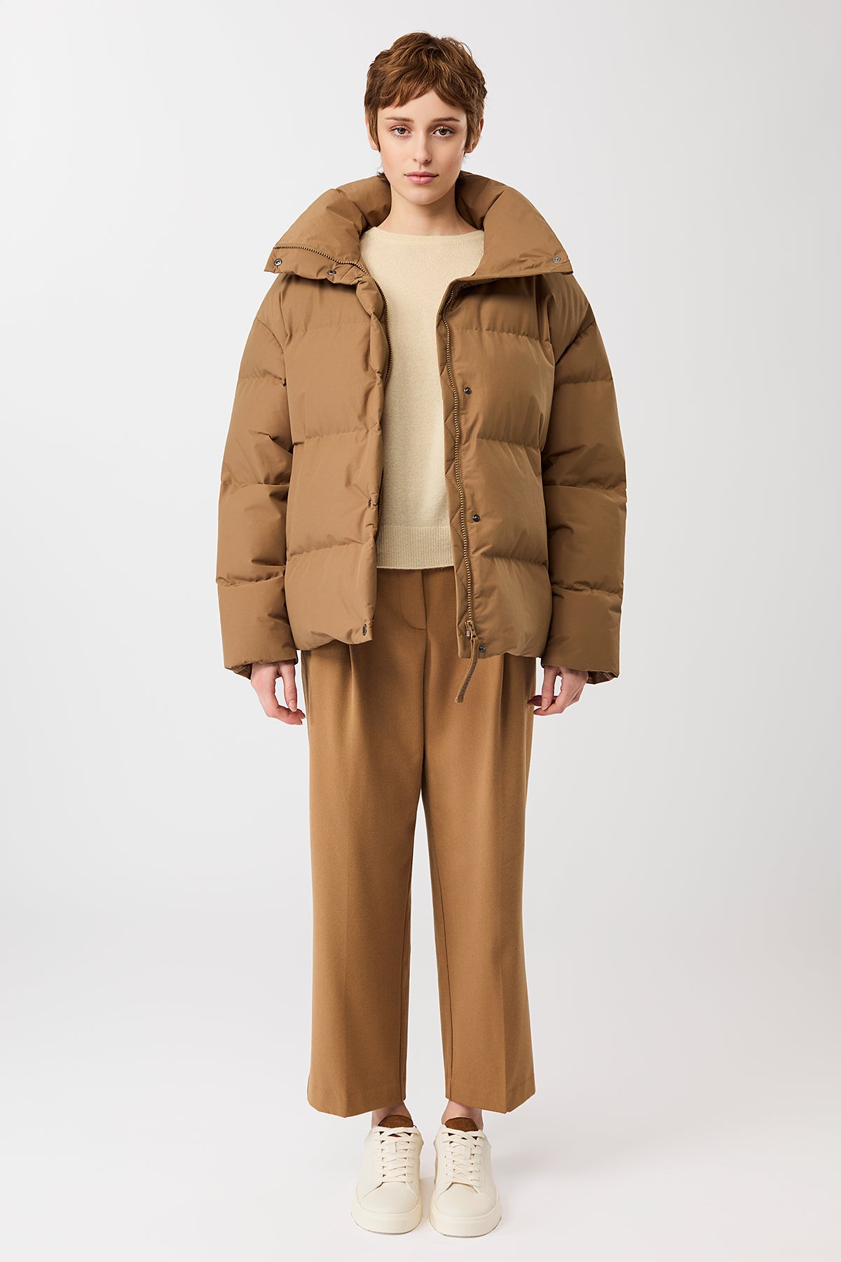 langerchen-gesteppte-jacke-aus-eco-daune-mit-stehkragen-oak-kurze-jacke image 2
