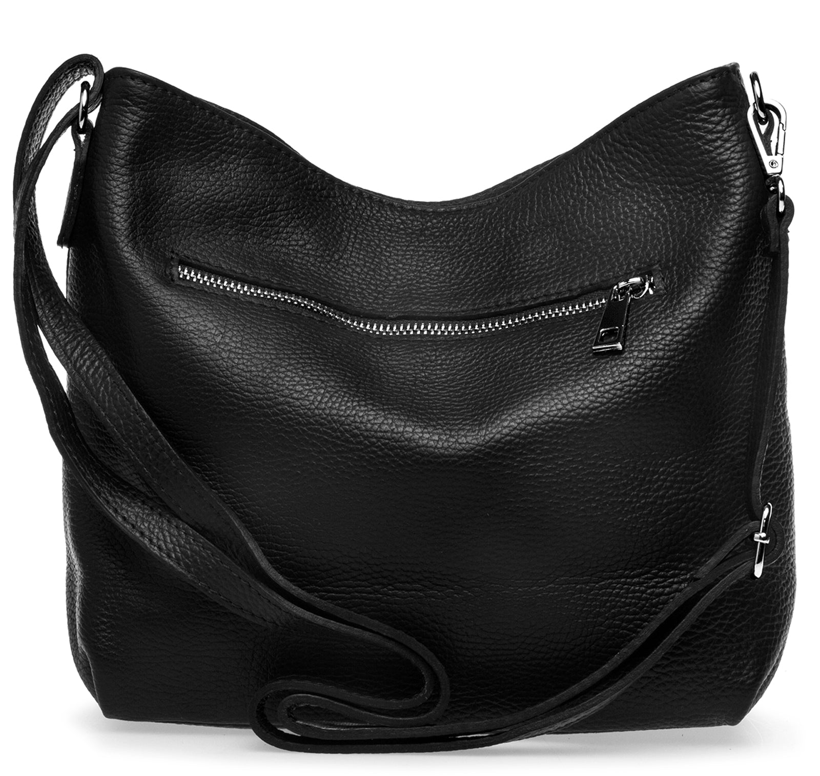 caspar-crossbody-no-784-damen-leder-umh-ngetasche-mit-3-f-chern image 3