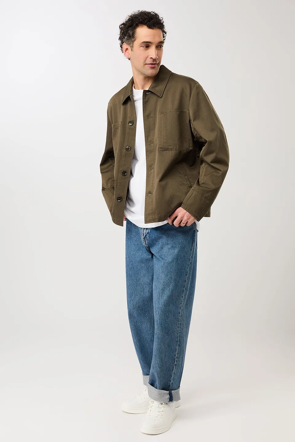 langerchen-workwear-jacke-aus-bio-baumwolle-stone-moss image 1