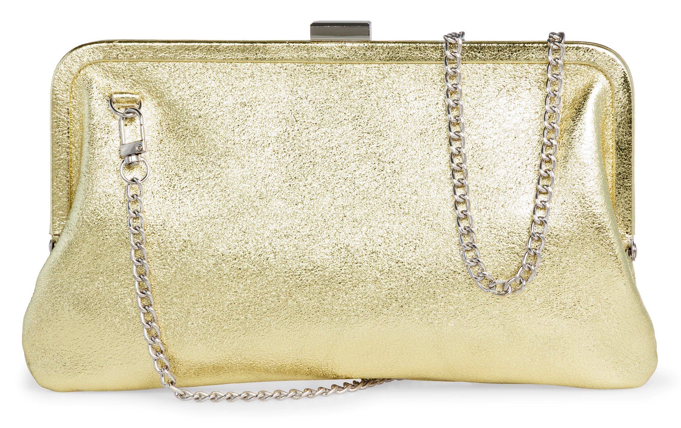 caspar-no-862-echtleder-clutch-damen-mit-b-gel-und-kette image 1
