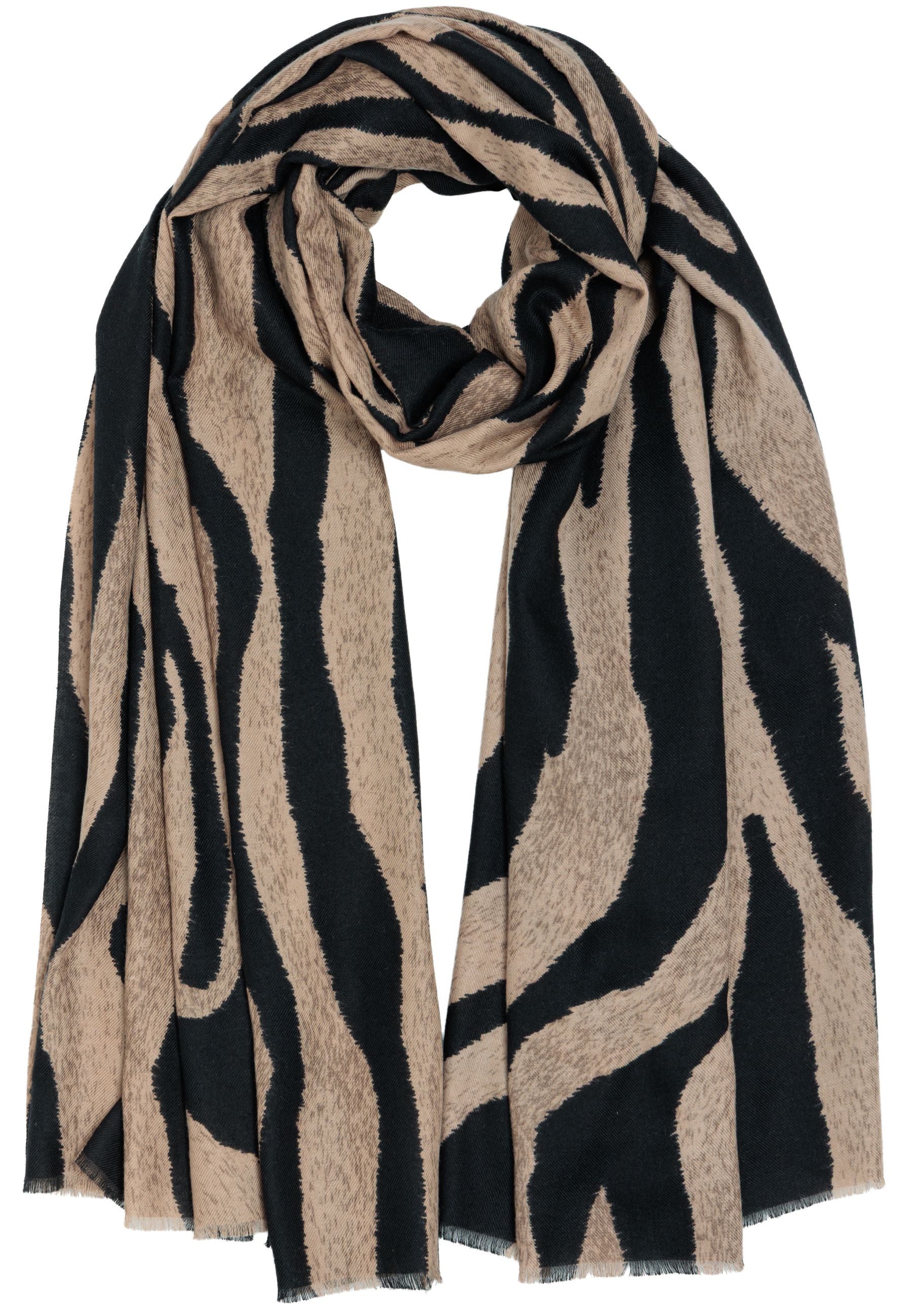 caspar-schal-no-548-zebra-schal-180-x-70-cm image 4