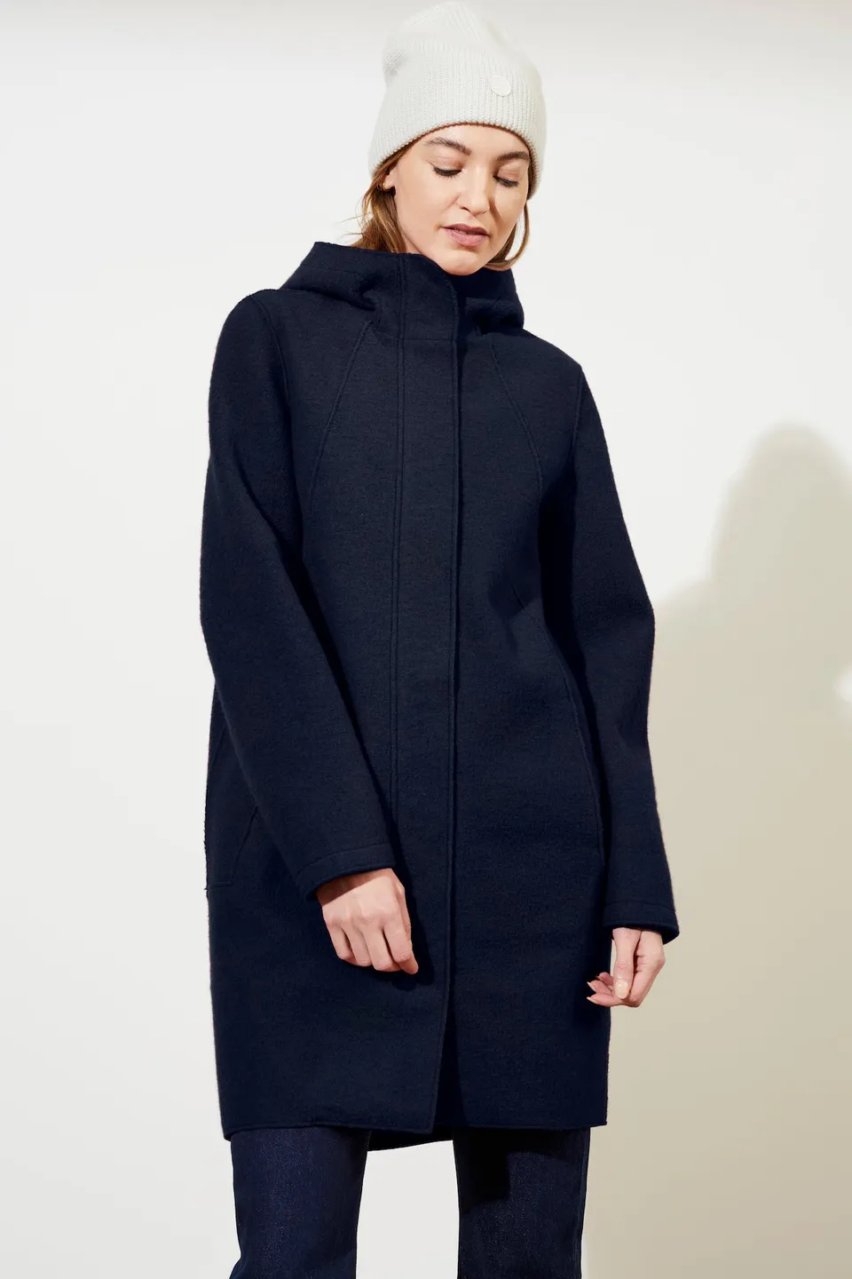 langerchen-parka-tailliert-aus-walk-mit-membran-navy-parka image 1