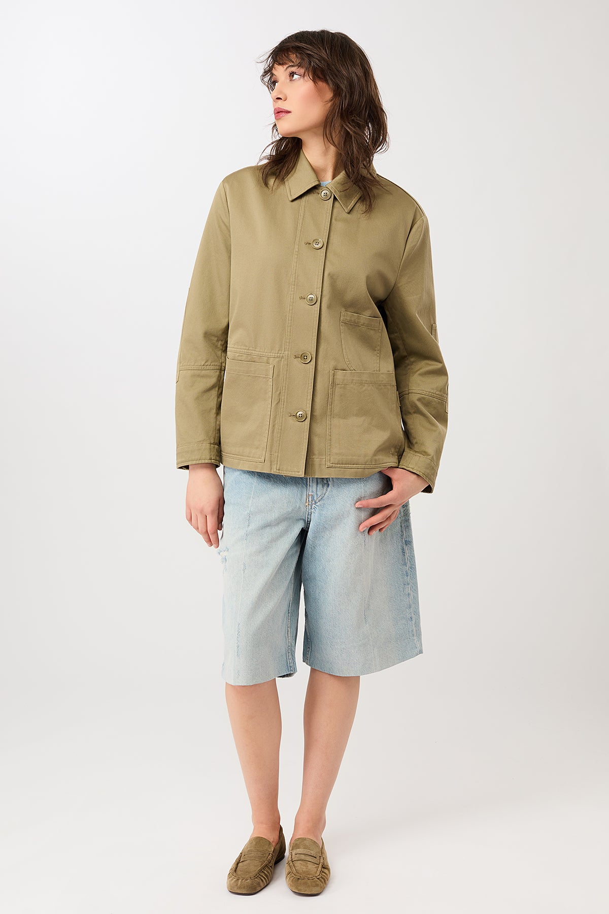langerchen-kurze-jacke-mit-kn-pfen-breeze-damen-bergangsjacke image 1