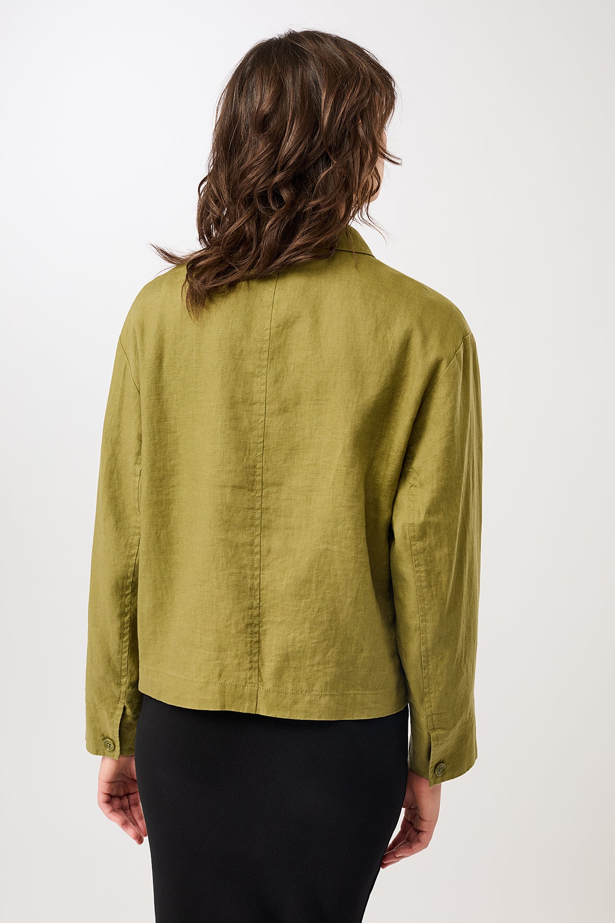 langerchen-schlichte-jacke-aus-leinen-kurze-jacke-green-olive image 4