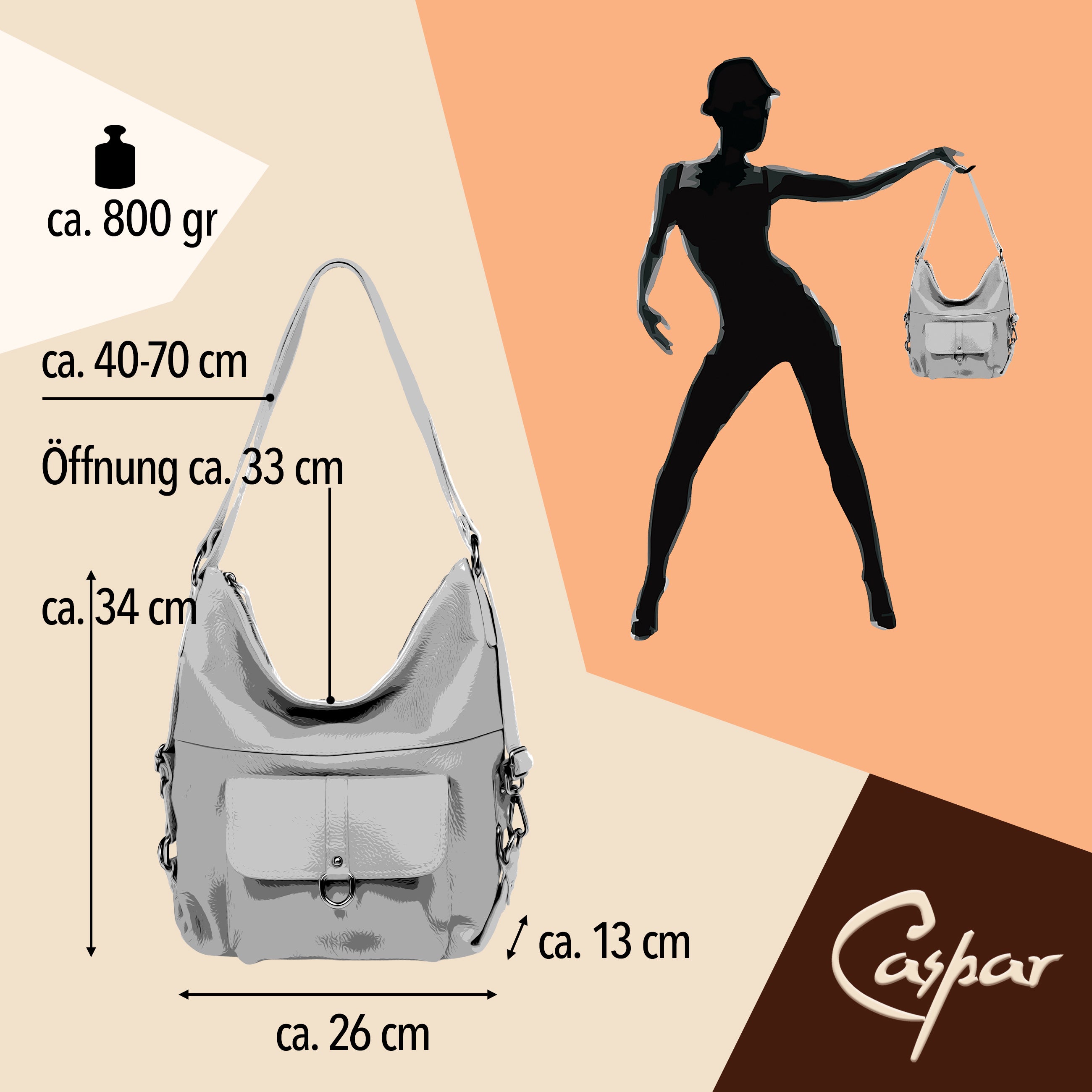 caspar-2in1-bag-no-853-rucksackhandtasche-rindsleder-schultertasche-rucksack image 6