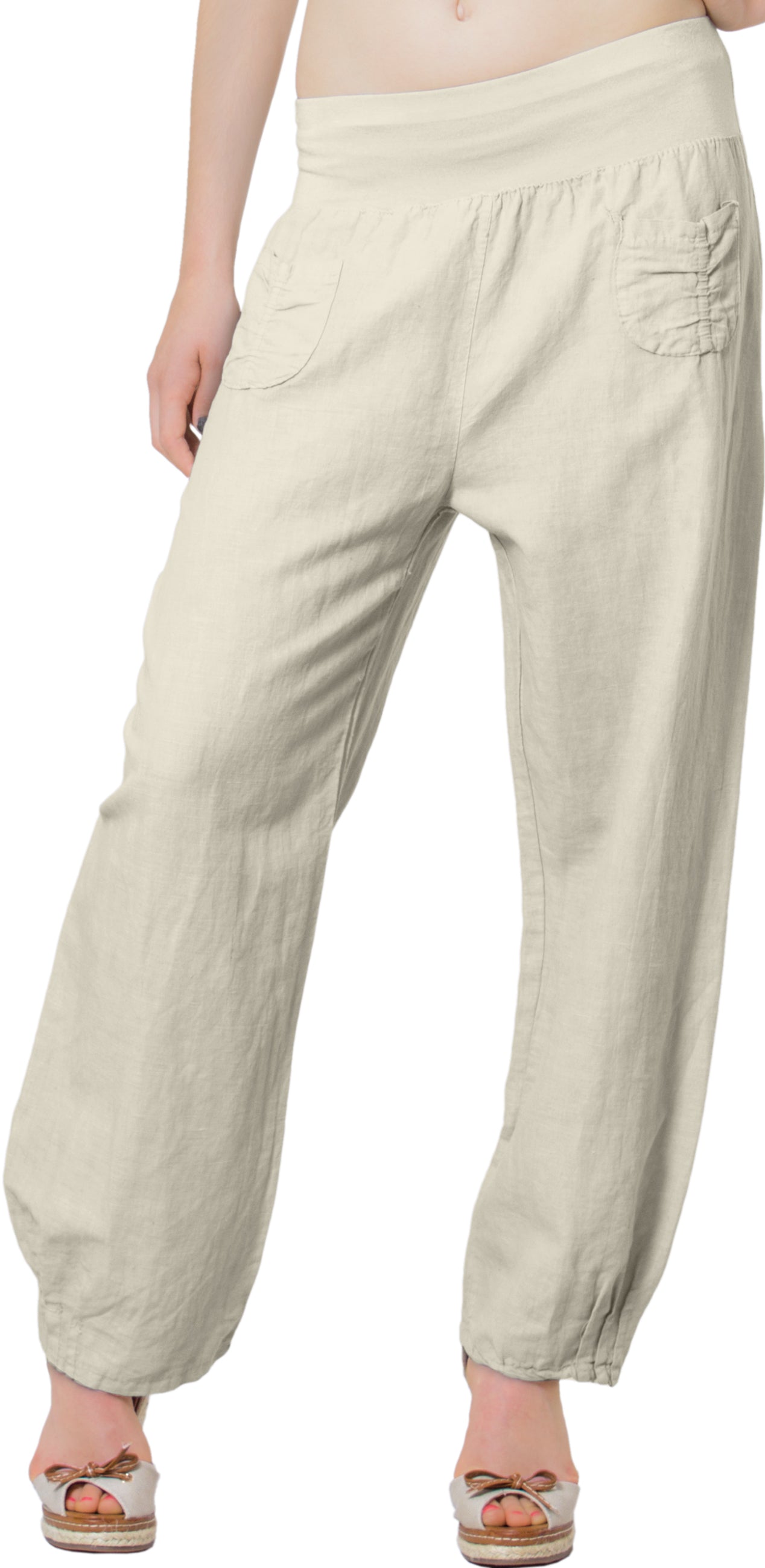 caspar-leinenhose-no-006-damen-sommerhose-aus-100-leinen image 6