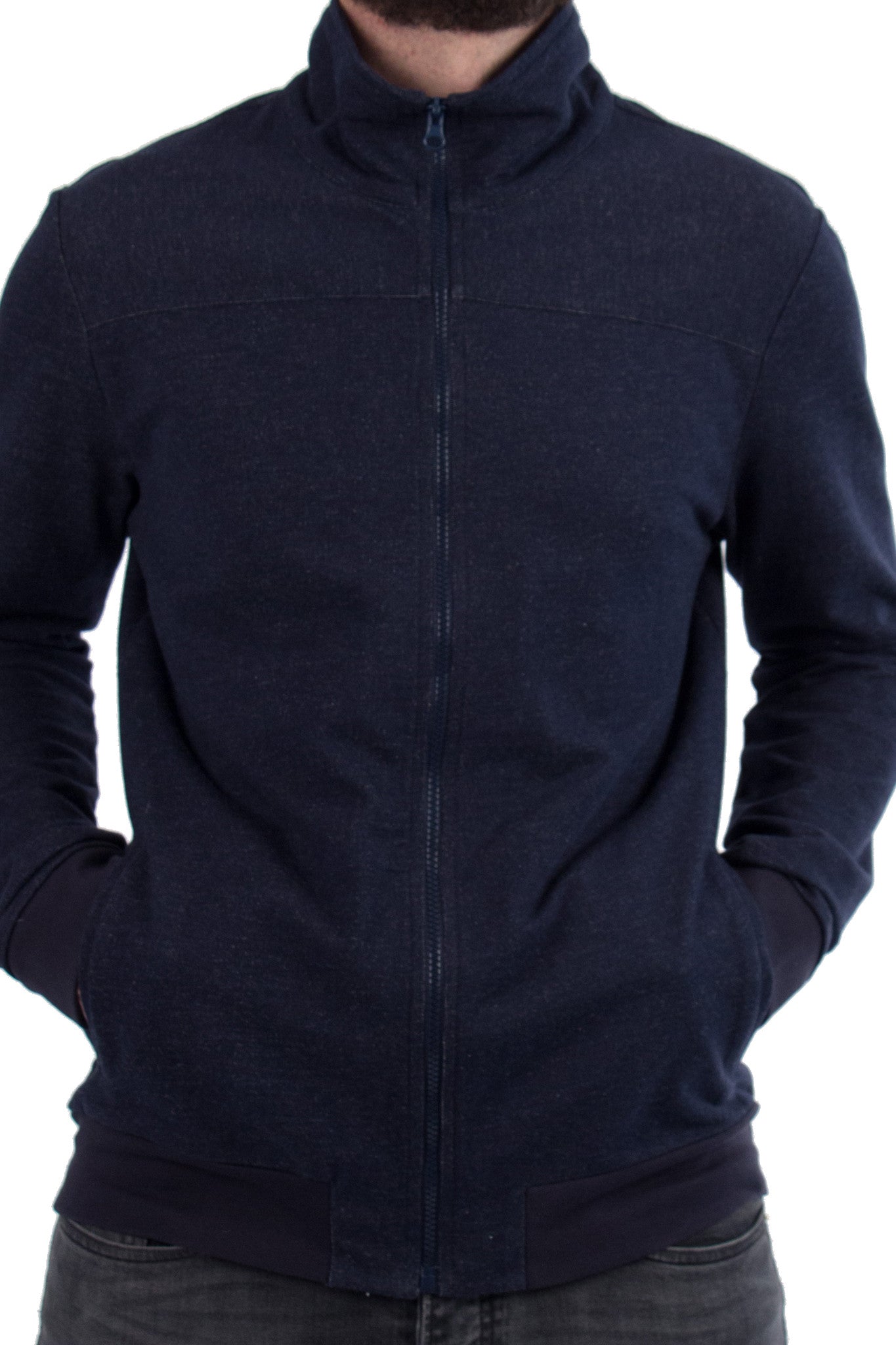 kml-collection-magnus-ls-zip-sweatjacke-navy-mel image 2