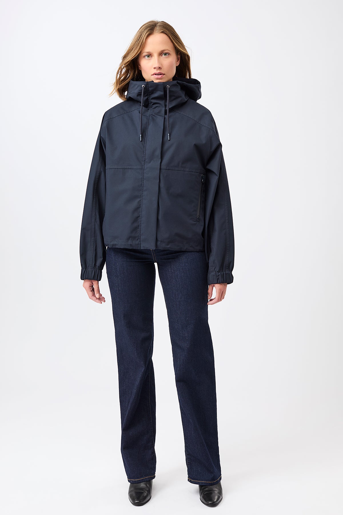 langerchen-kurze-regenjacke-mit-rei-verschlusstasche-navy-regenjacke image 4