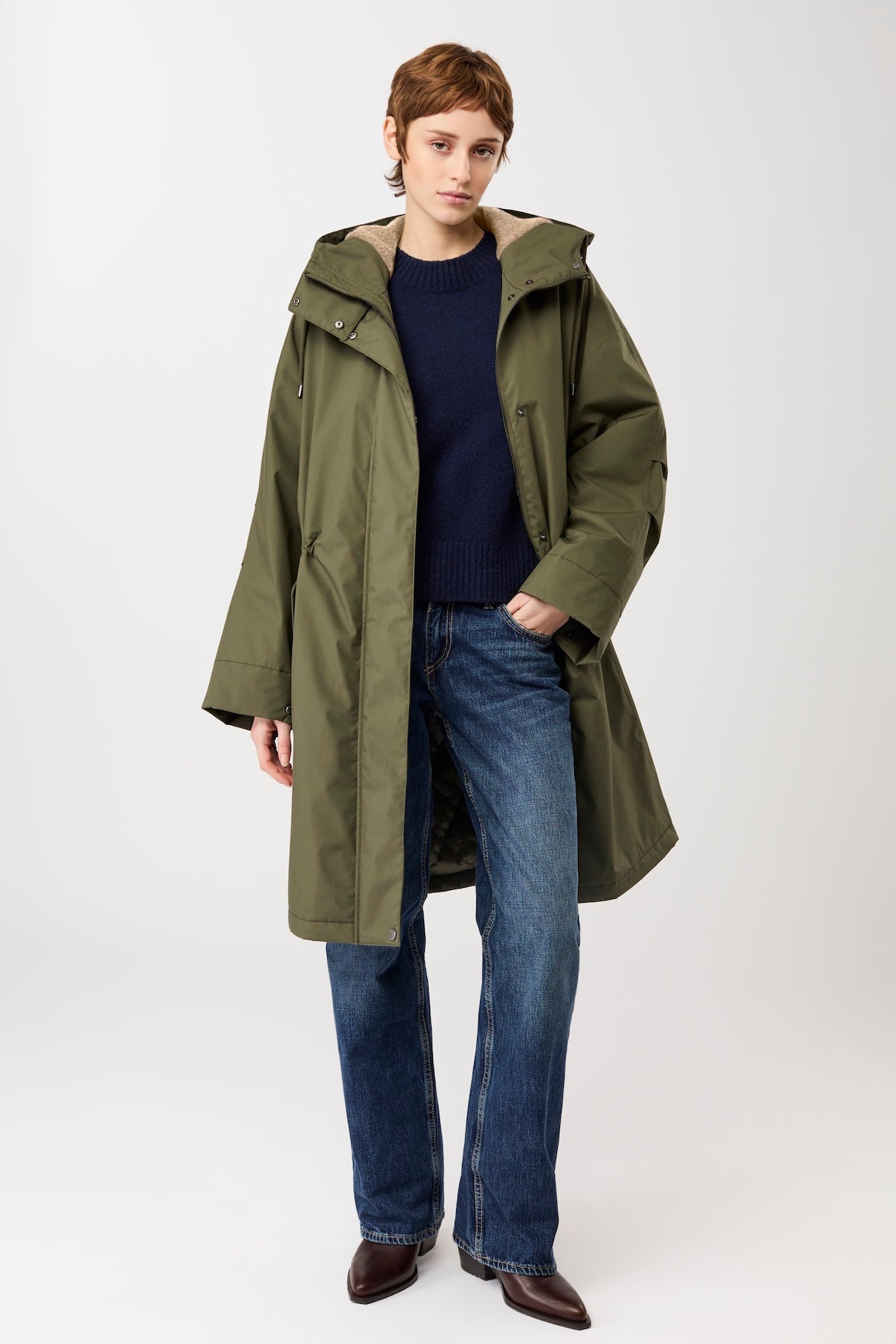 langerchen-langer-parka-leicht-wattiert-parka-olive image 1