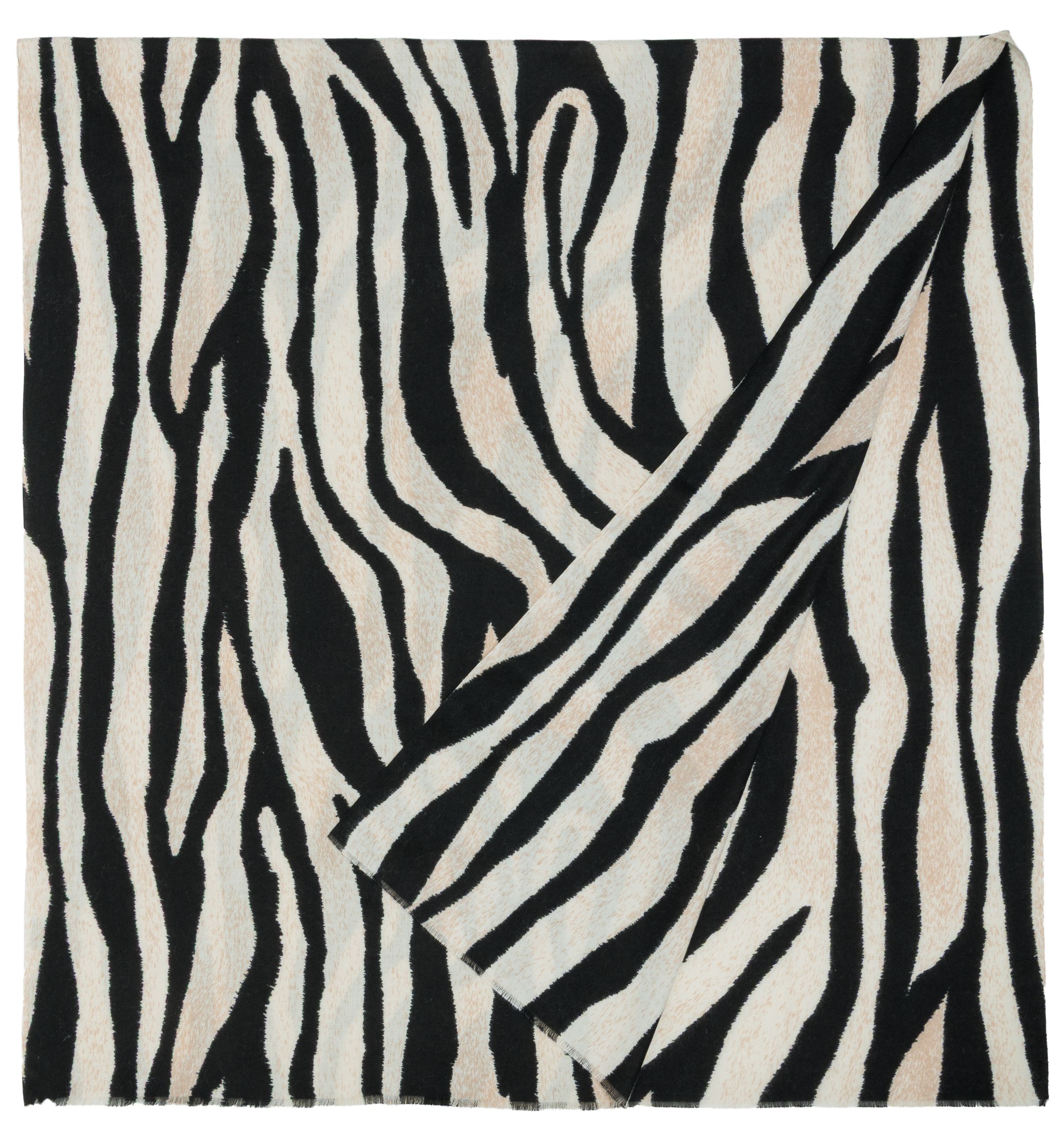 caspar-schal-no-548-zebra-schal-180-x-70-cm image 2