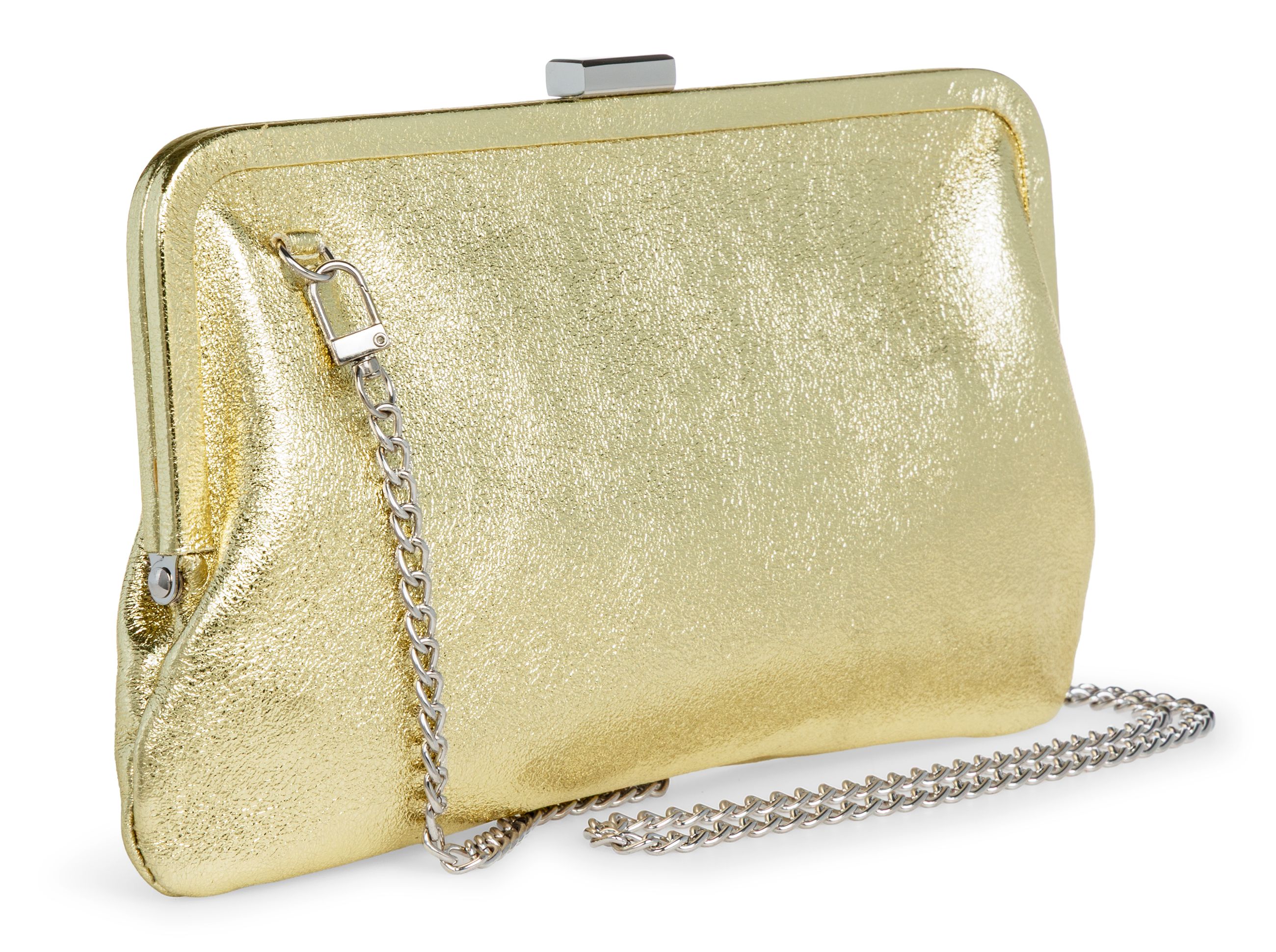 caspar-no-862-echtleder-clutch-damen-mit-b-gel-und-kette image 2