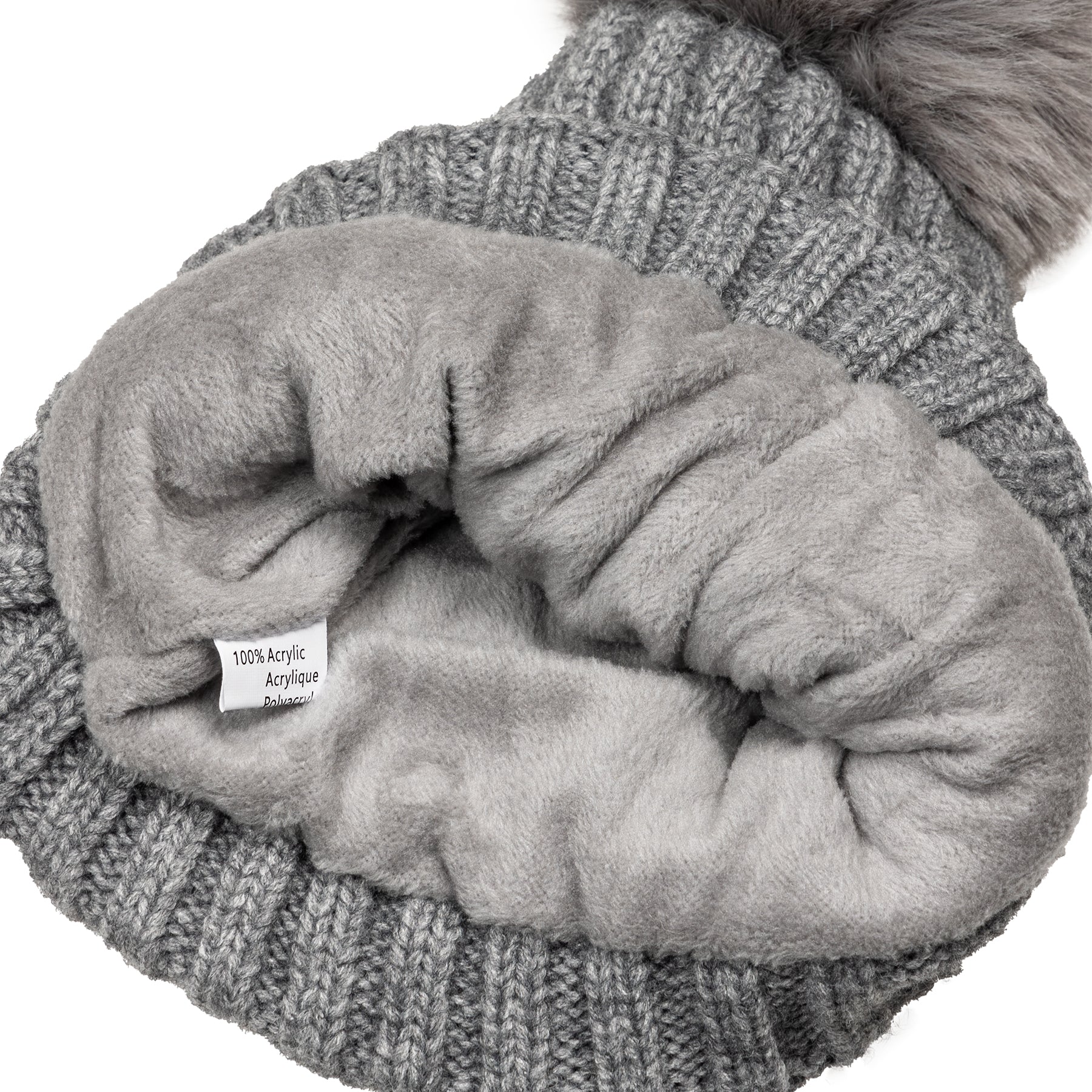 caspar-bommelm-tze-no-216-damen-strickm-tze-mit-kunstfellbommel image 6