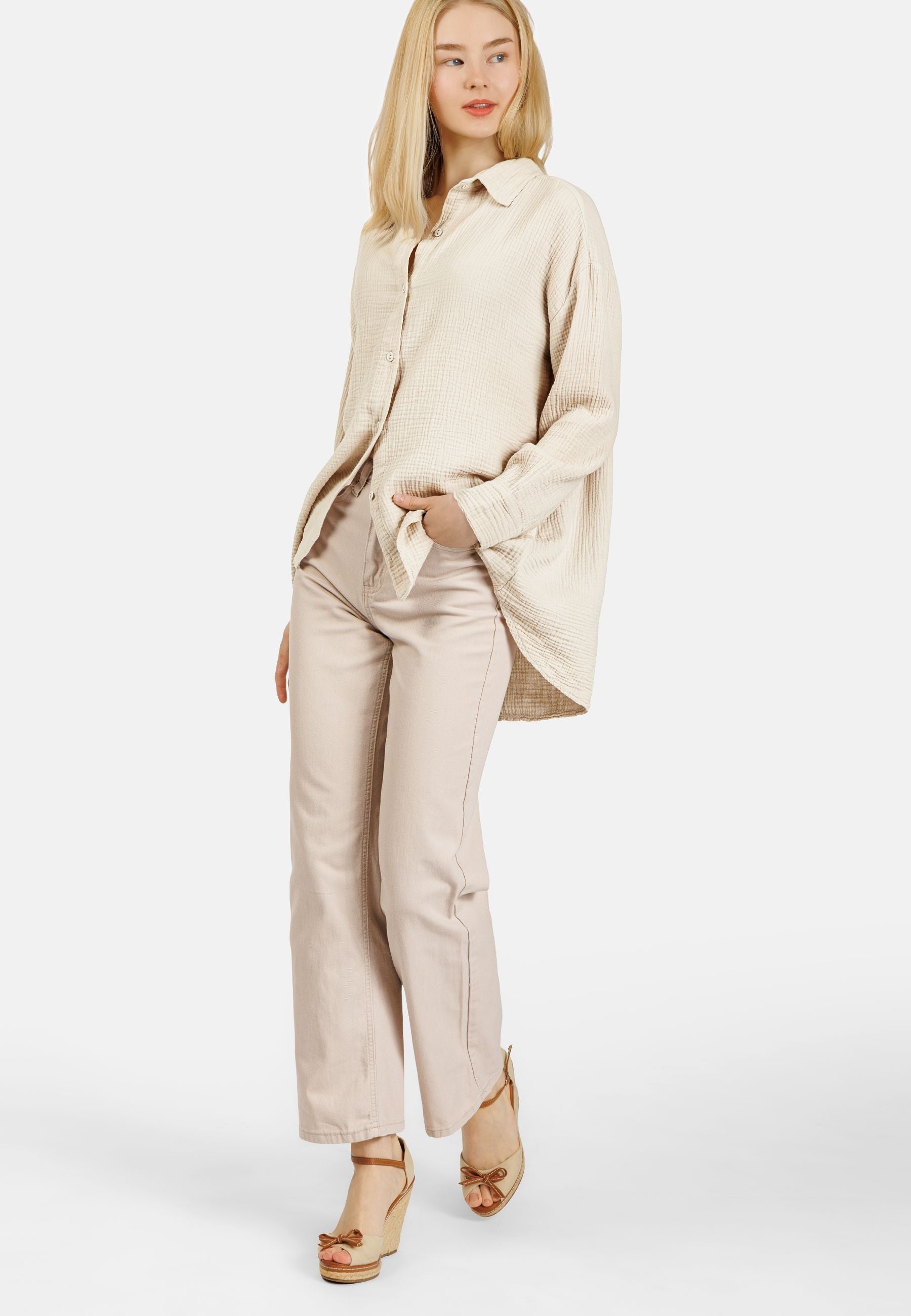 caspar-musselin-bluse-no-028-damen-langarm-aus-baumwolle image 2