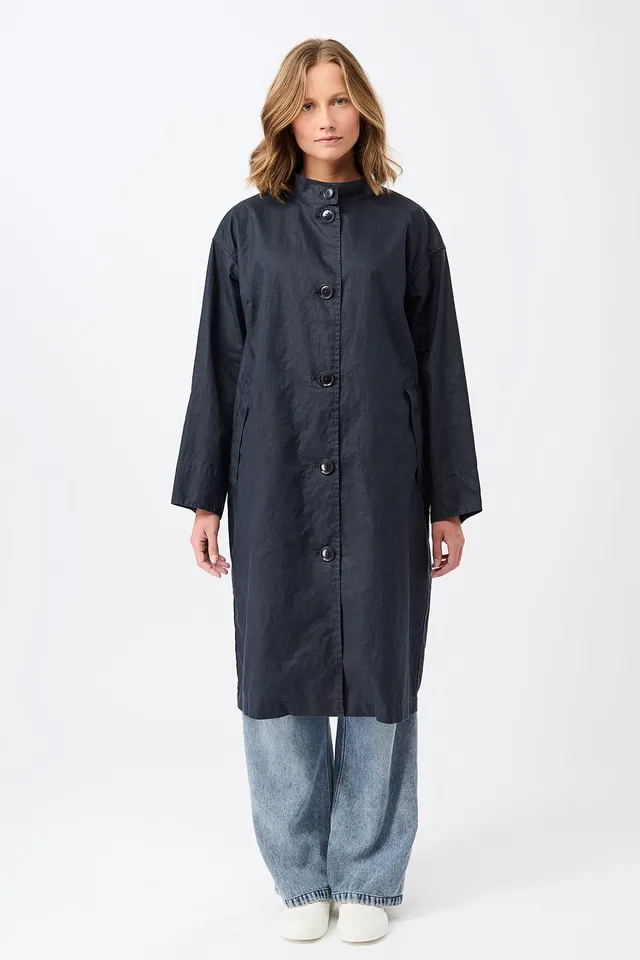 langerchen-langer-mantel-aus-leinen-mit-kn-pfen-navy image 1