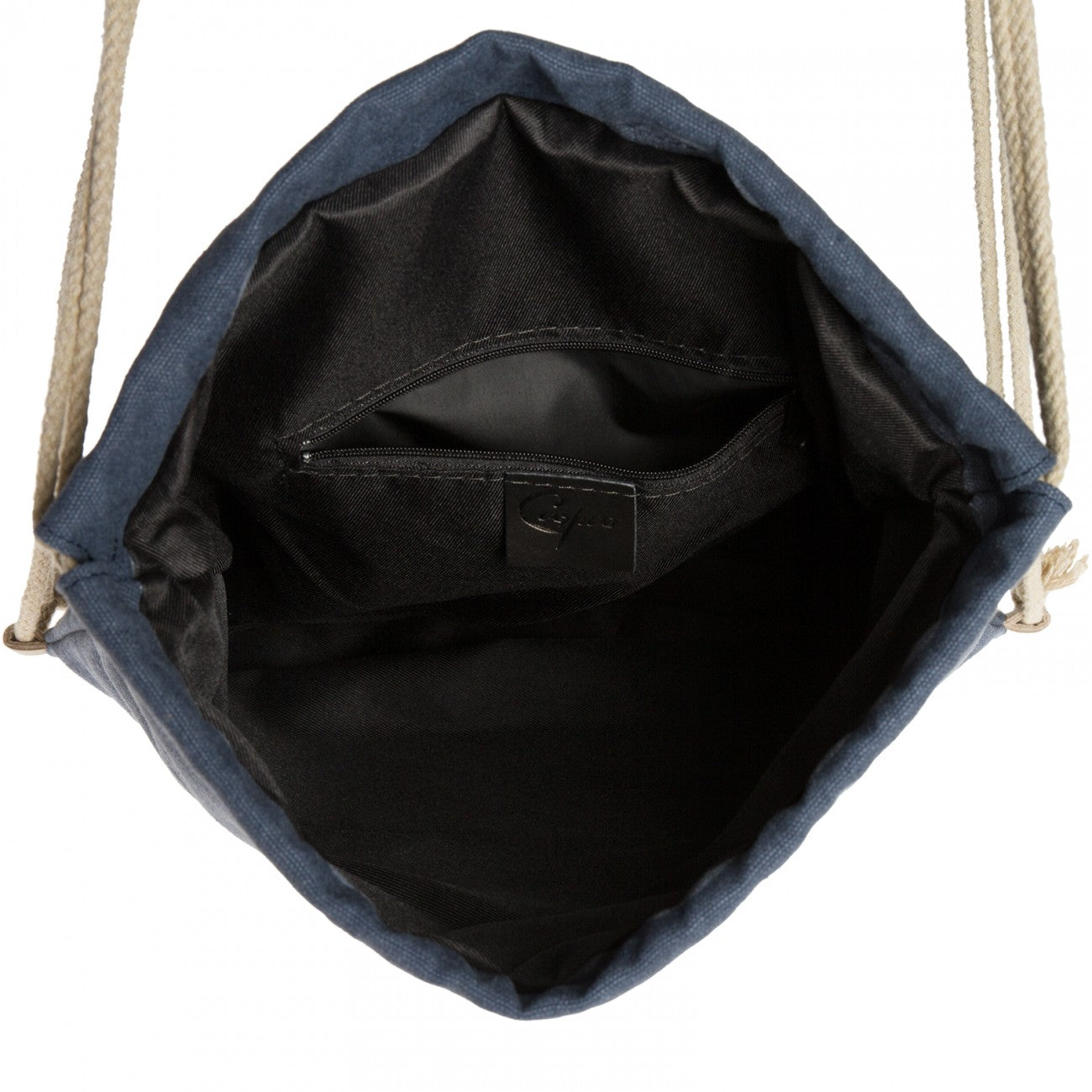 caspar-gym-bag-no-714-retro-turnbeutel-aus-canvas-und-nappa-leder image 2