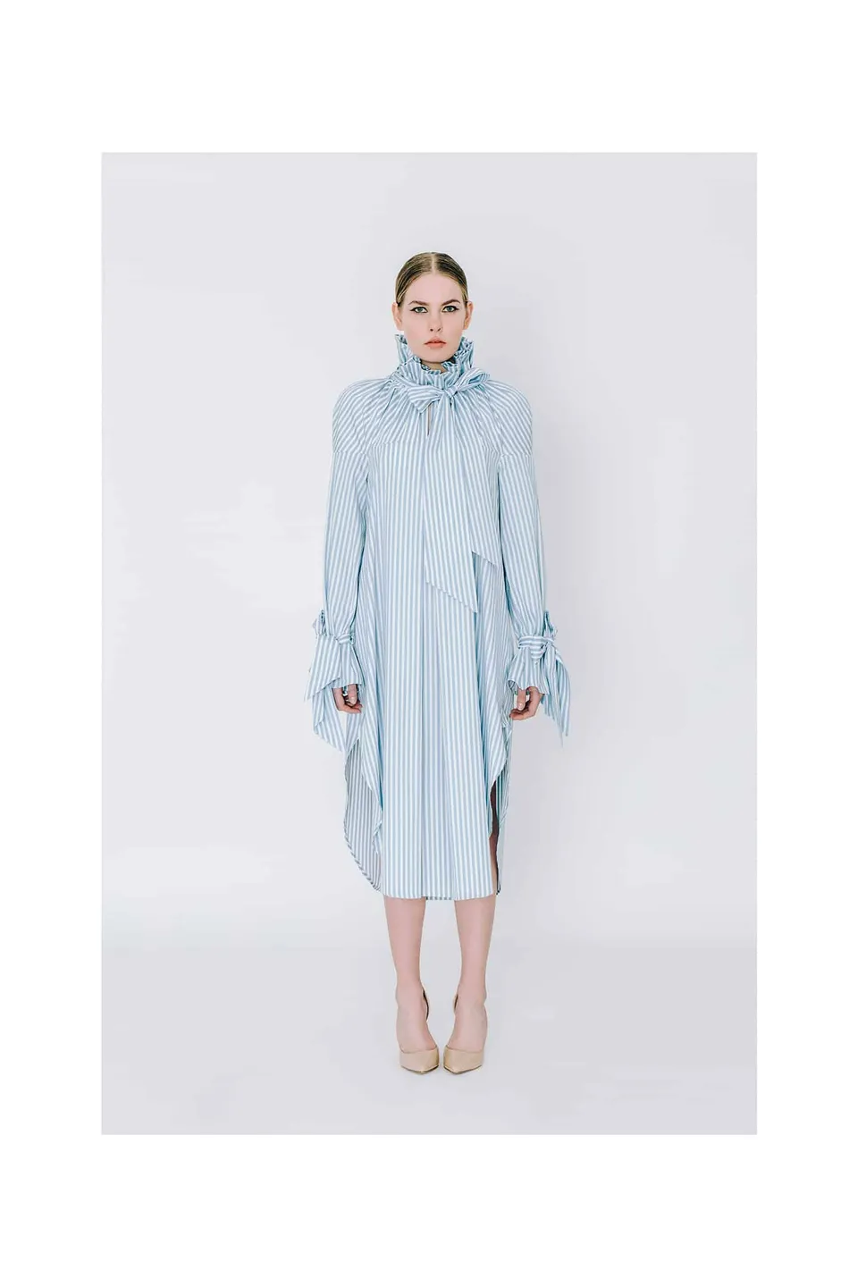 bolot-dress-shirt-ludwig-bengal-stripes-blue-white-damen-hemdkleid image 1