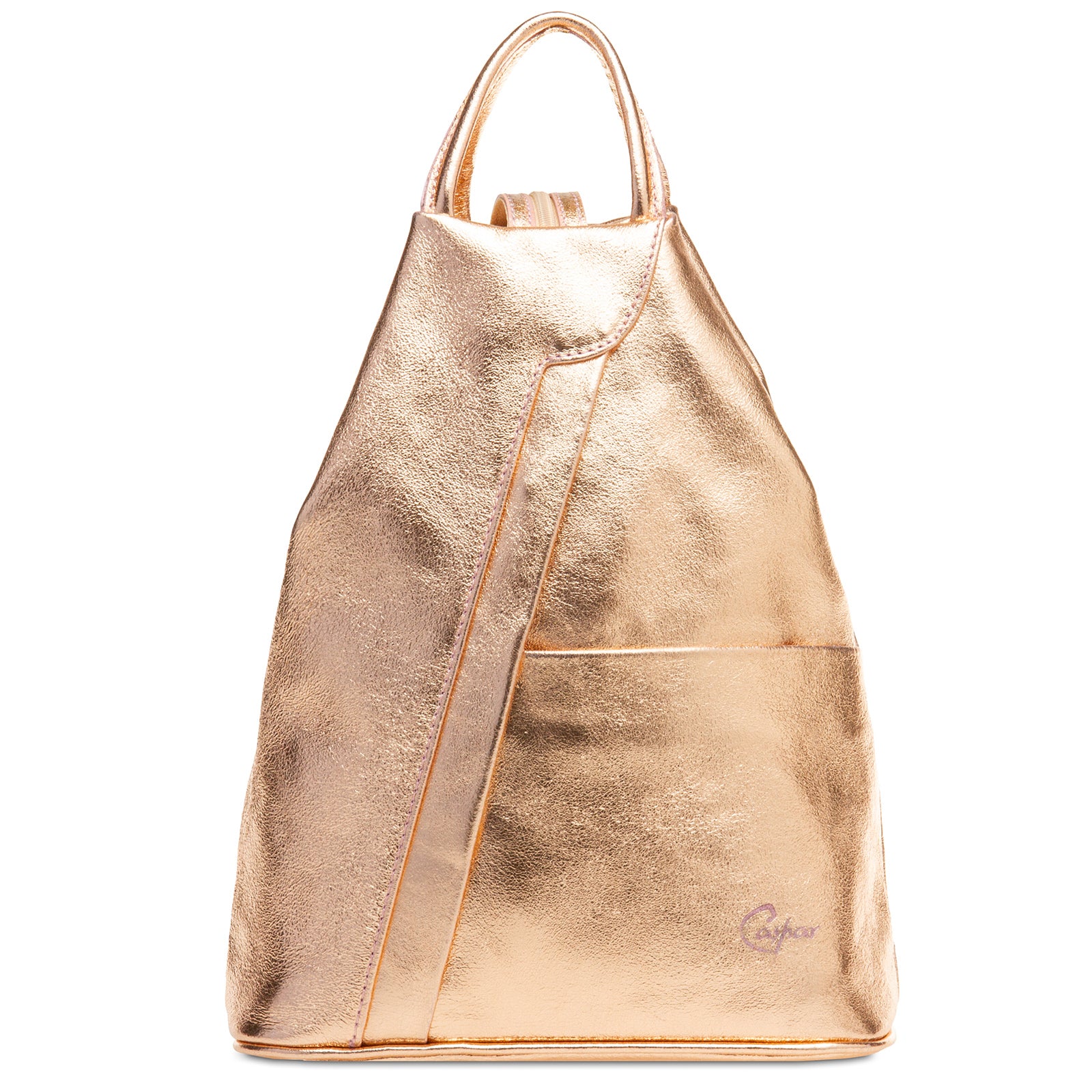 caspar-2in1-bag-no-782-damen-leder-rucksack-handtasche image 3