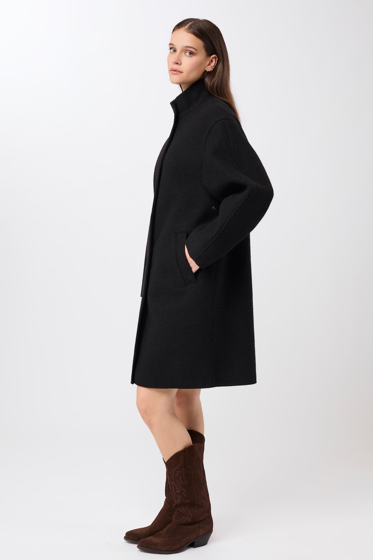 langerchen-kurzer-mantel-aus-walk-mit-membran-black image 3