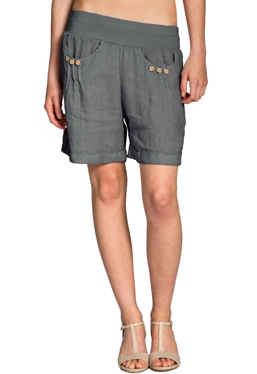 caspar-leinenshorts-no-002-damen-casual-shorts-aus-100-leinen-relax-fit image 7