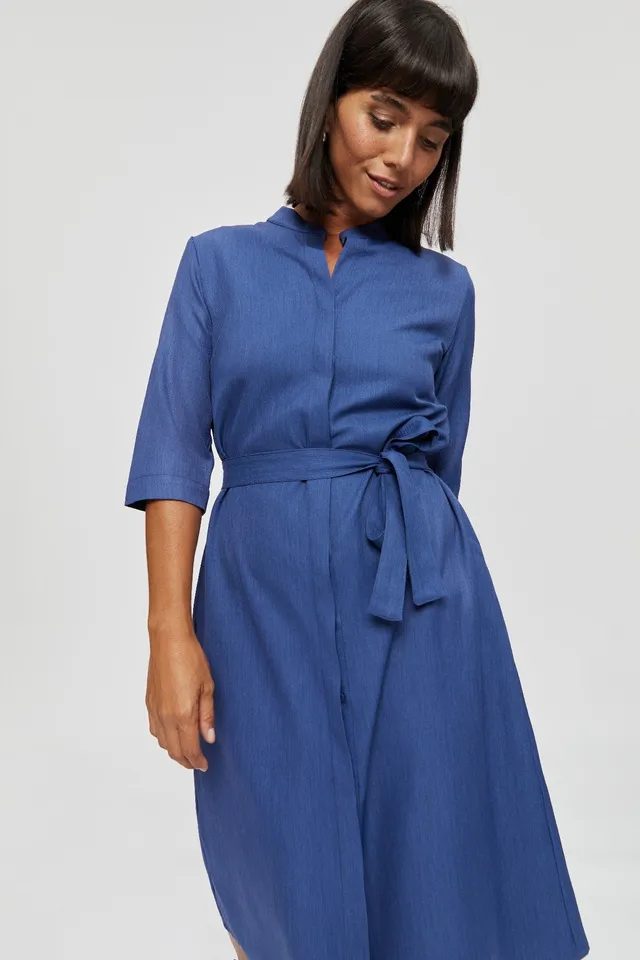 ayani-lidia-hemdkleid-classic-blue-3-4-rmel image 1