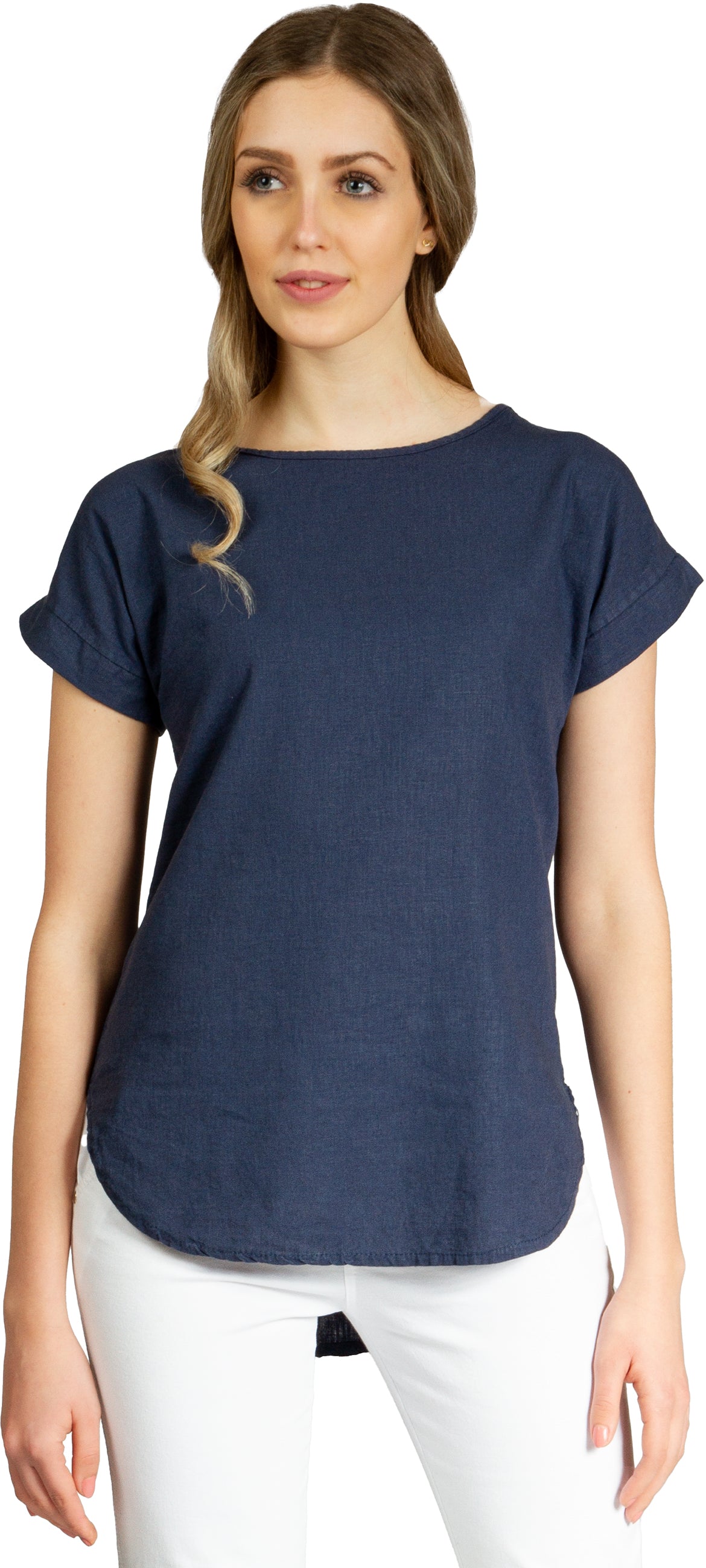 caspar-bluse-no-021-shirtbluse-leinen-viskose image 5