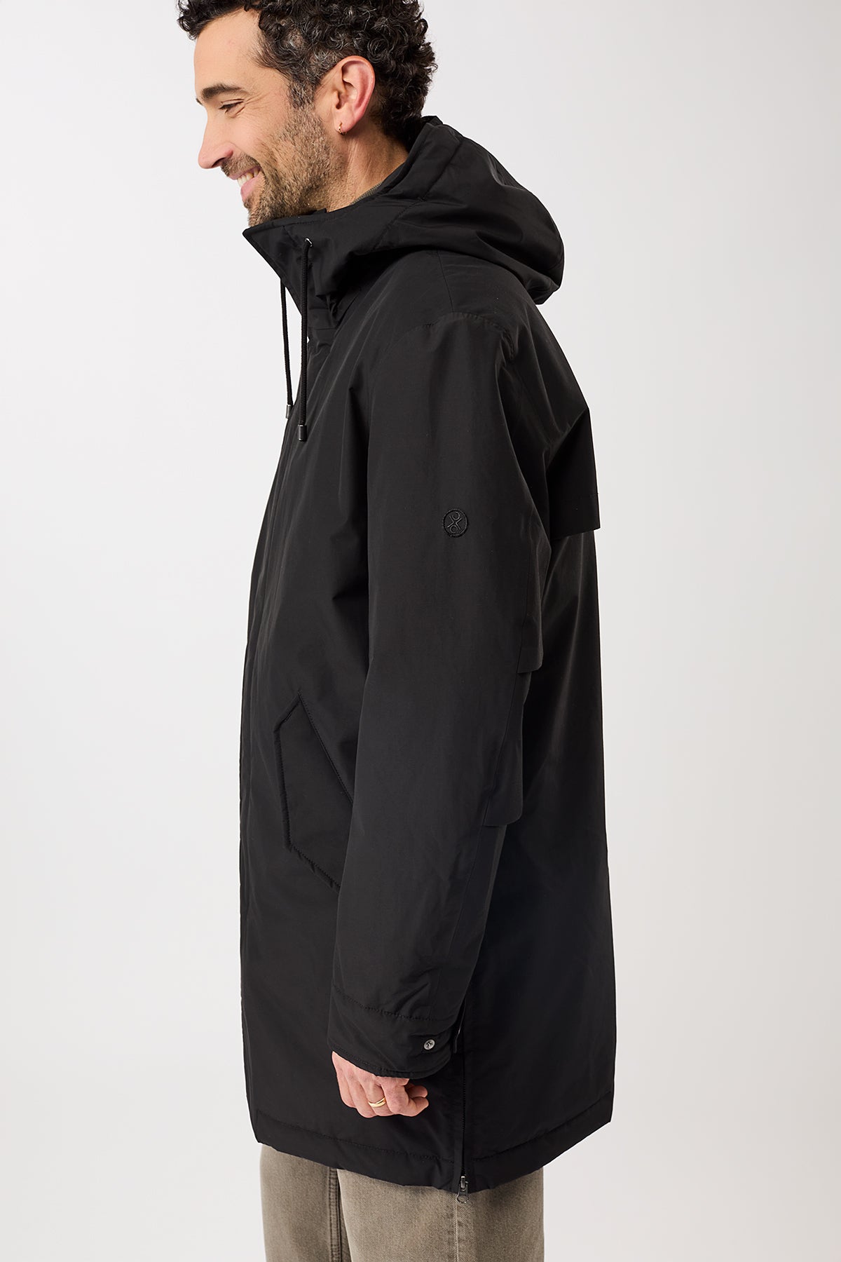 langerchen-langer-parka-wattiert-mit-funktion-black image 2