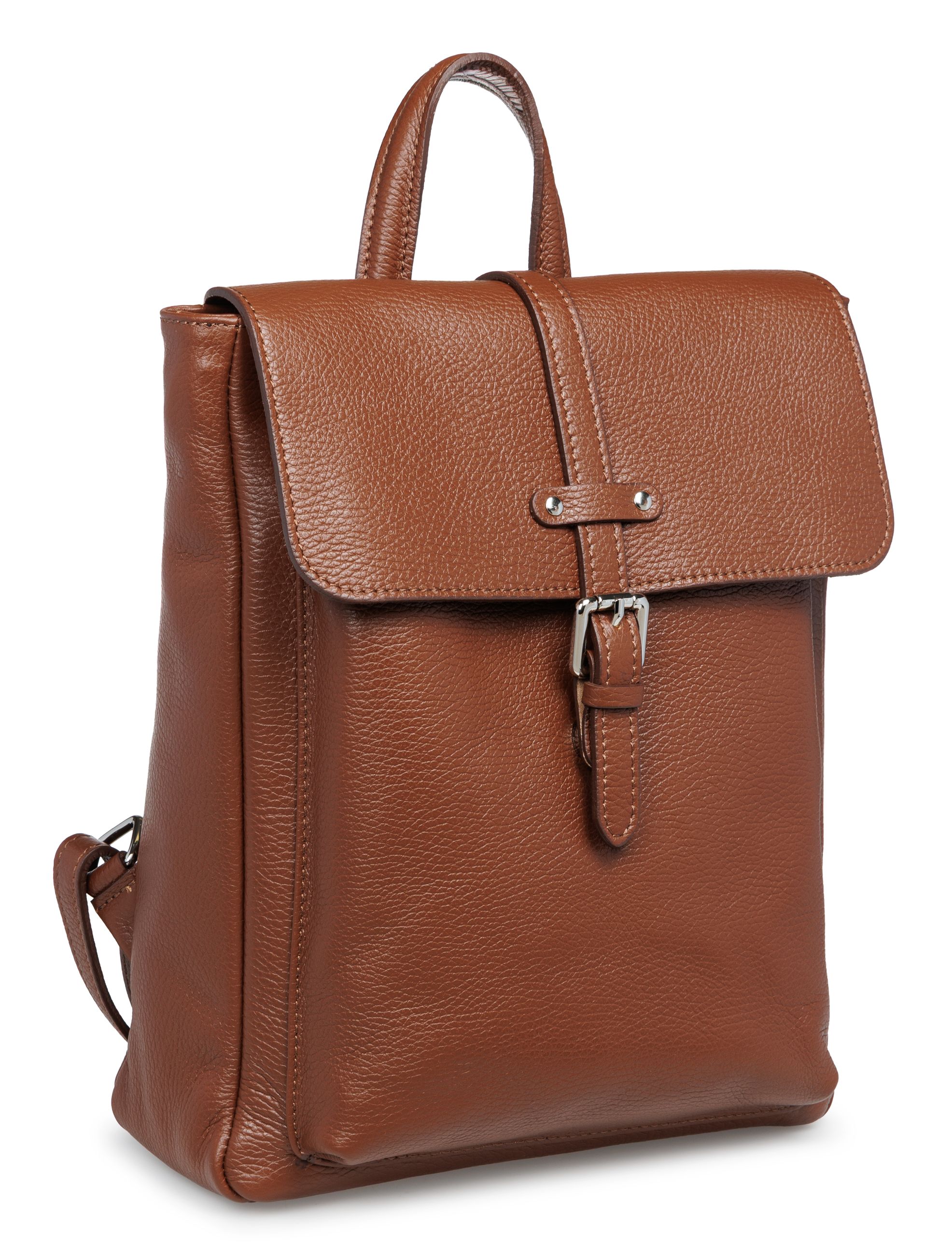 caspar-backpack-no-854-damen-cityrucksack-leder-32x25x9-cm image 7