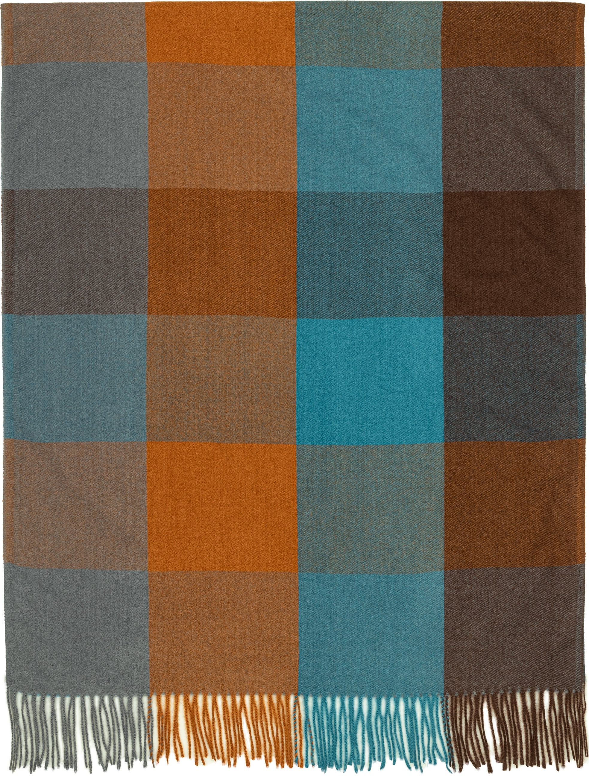 caspar-schal-no-510-damen-xxl-schal-karo-190x70-fransen image 8
