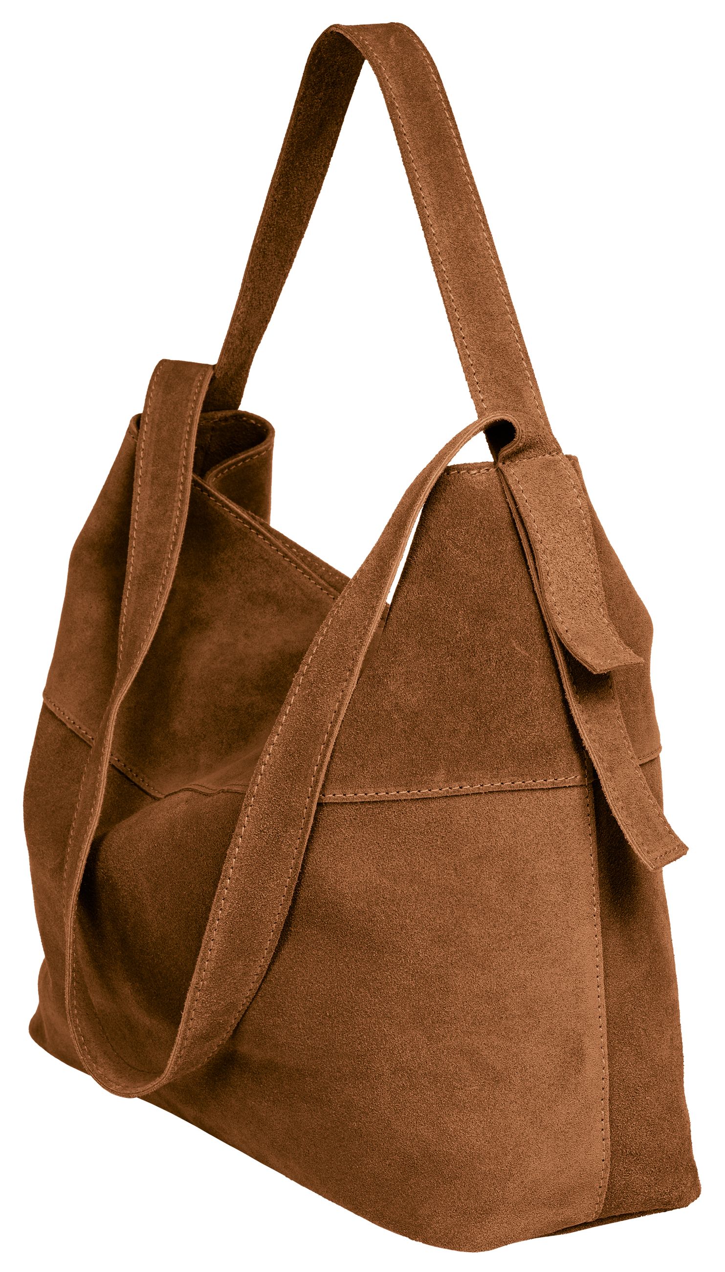 caspar-hobo-no-816-damen-schultertasche-wildleder-vintage image 3