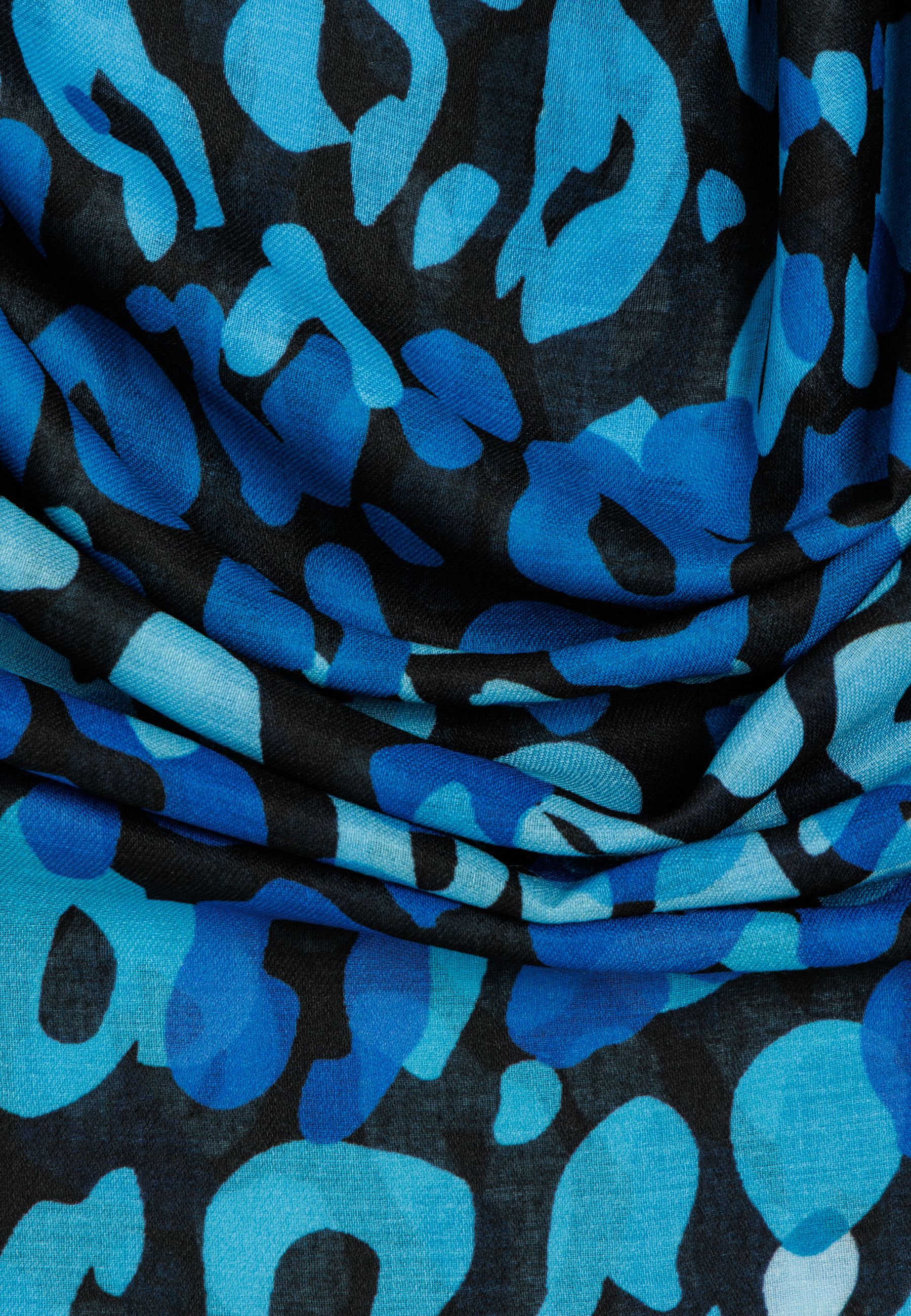 caspar-loop-no-551-damen-loop-schal-animal-print-170-x-70-cm image 3