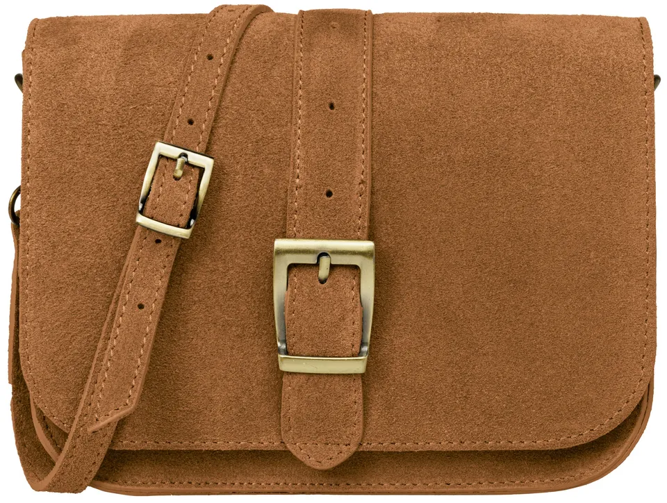 caspar-saddle-no-824-veloursleder-satteltasche-vintage image 1