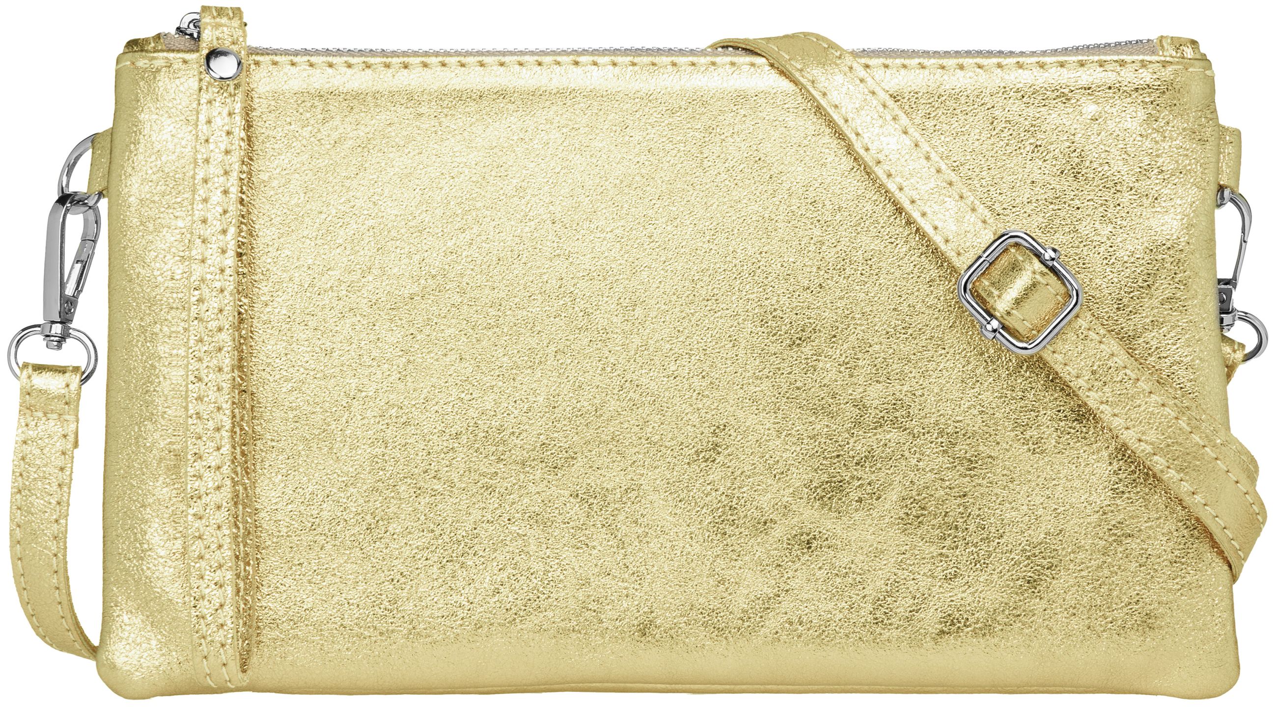 caspar-clutch-no-717-damen-abendtasche-echtleder-metallic image 7