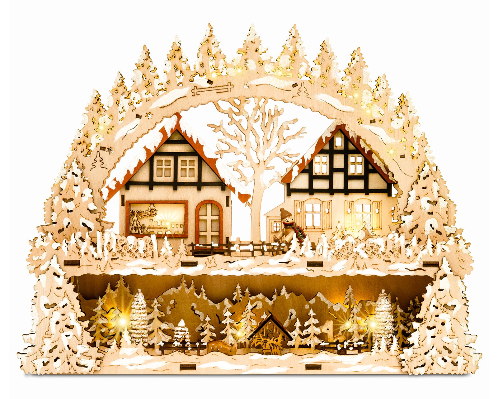 caspar-sikora-lb65-holz-schwibbogen-led-43cm-winterdorf image 3