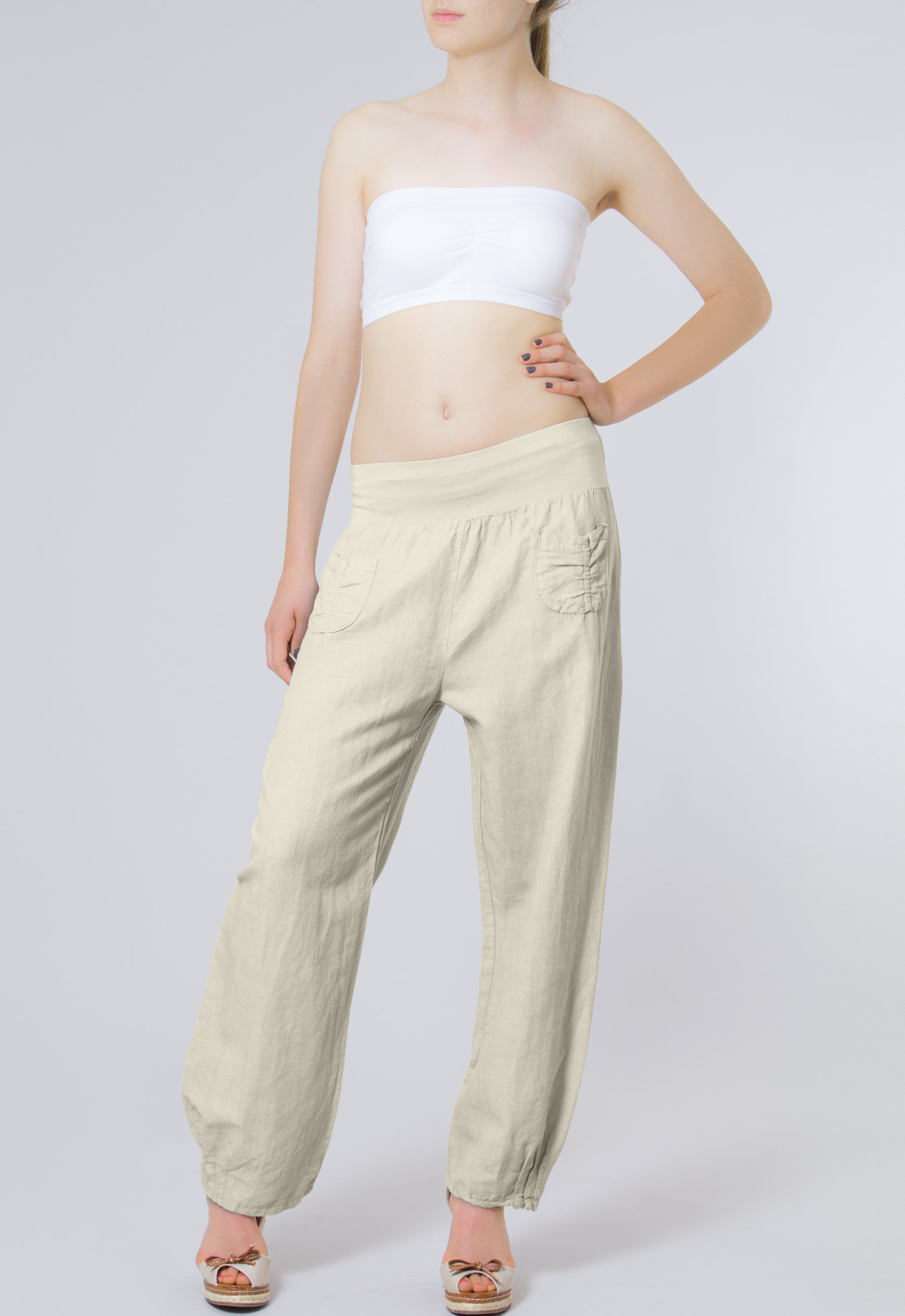 caspar-leinenhose-no-006-damen-sommerhose-aus-100-leinen image 7