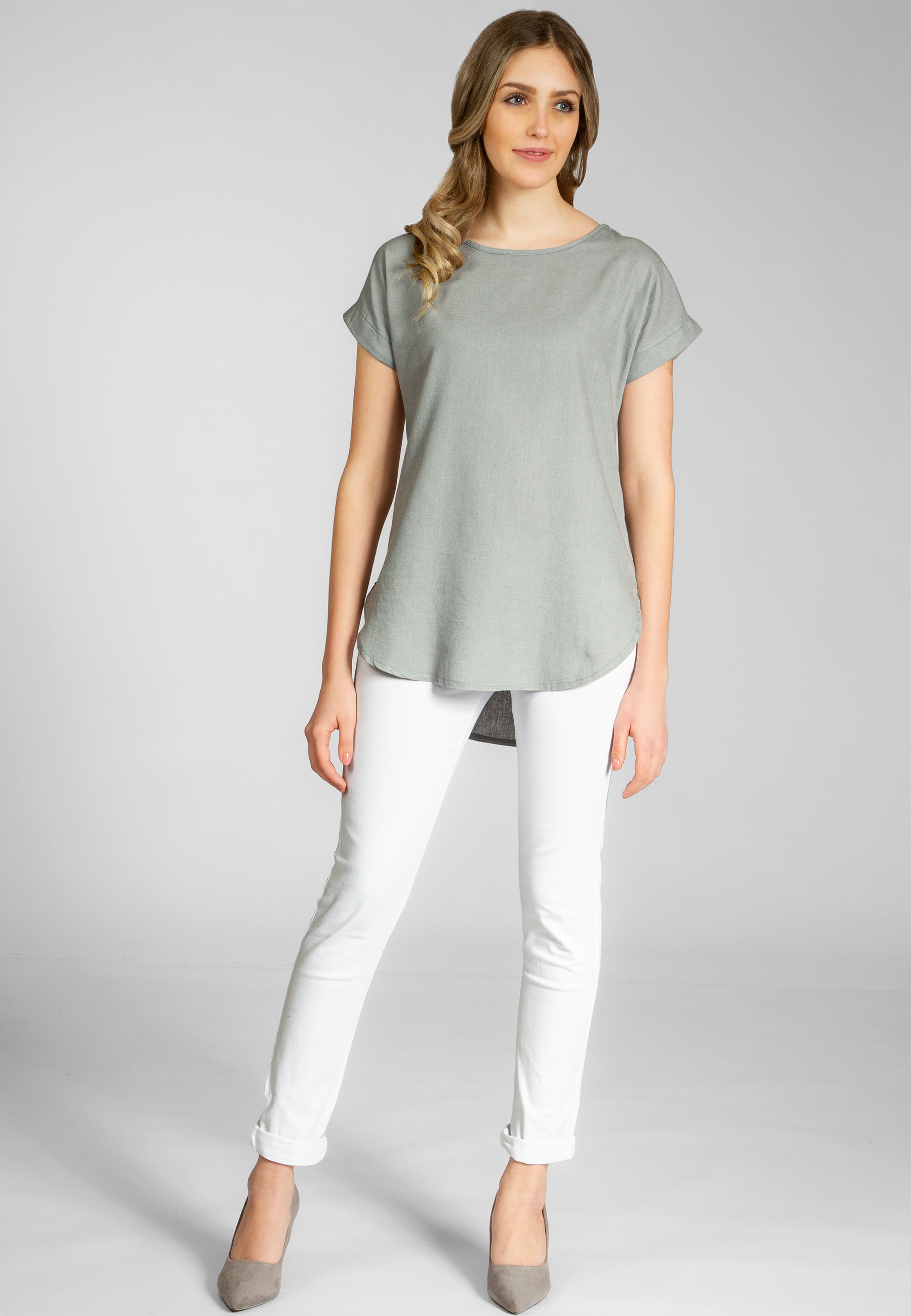 caspar-bluse-no-021-shirtbluse-leinen-viskose image 2